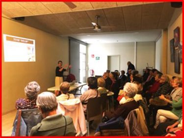 Berenars-Tertúlia sobre SALUT. FOTO: Llar d'Avis de Sant Cugat