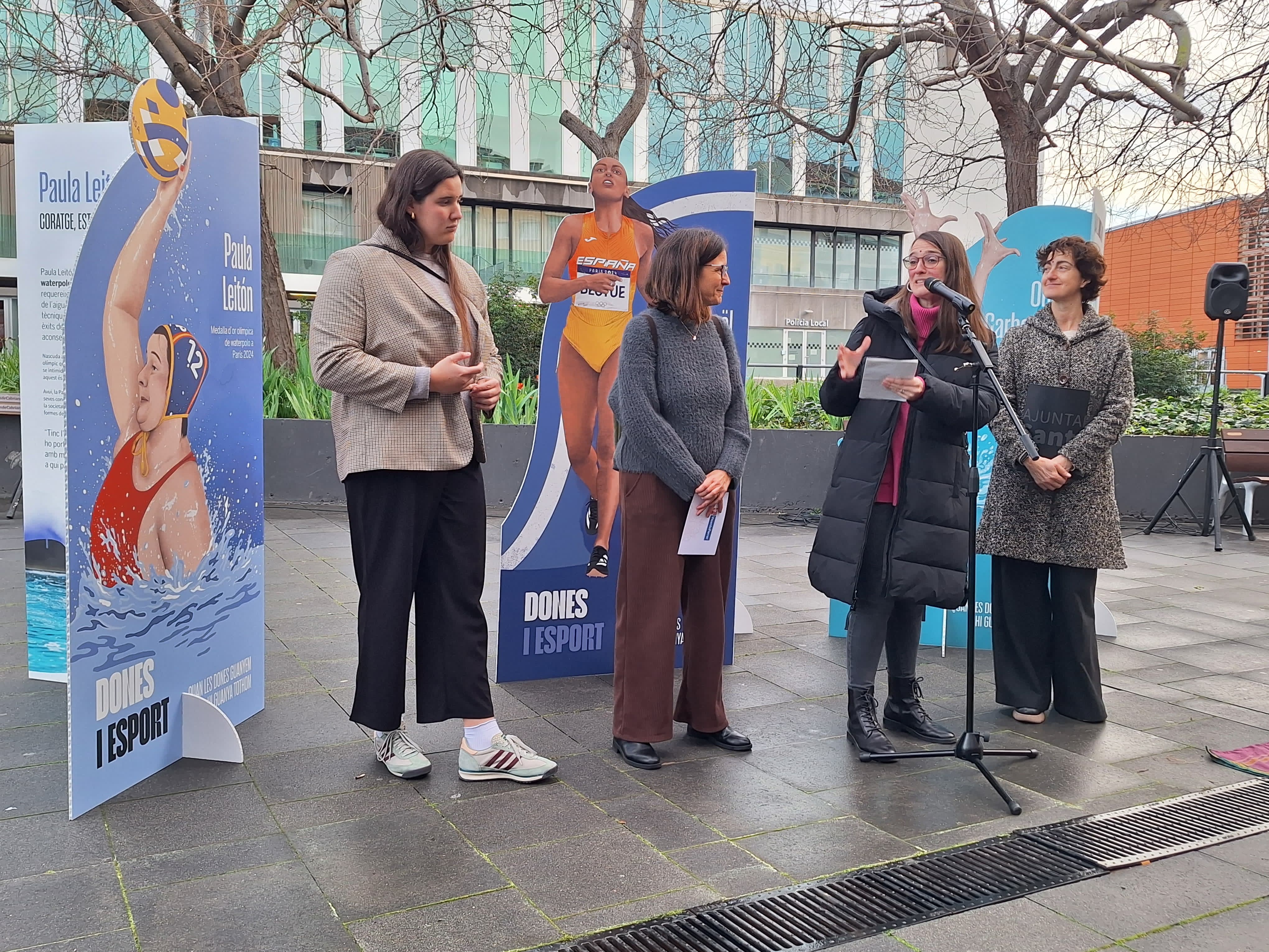 Exposició 'Quan les dones guanyem, hi guanya tothom'. FOTO: Ajuntament