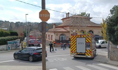 Encreuament del passeig del Nard a la cruïlla amb l'avinguda Ramon Escayola. FOTO: EMD Valldoreix