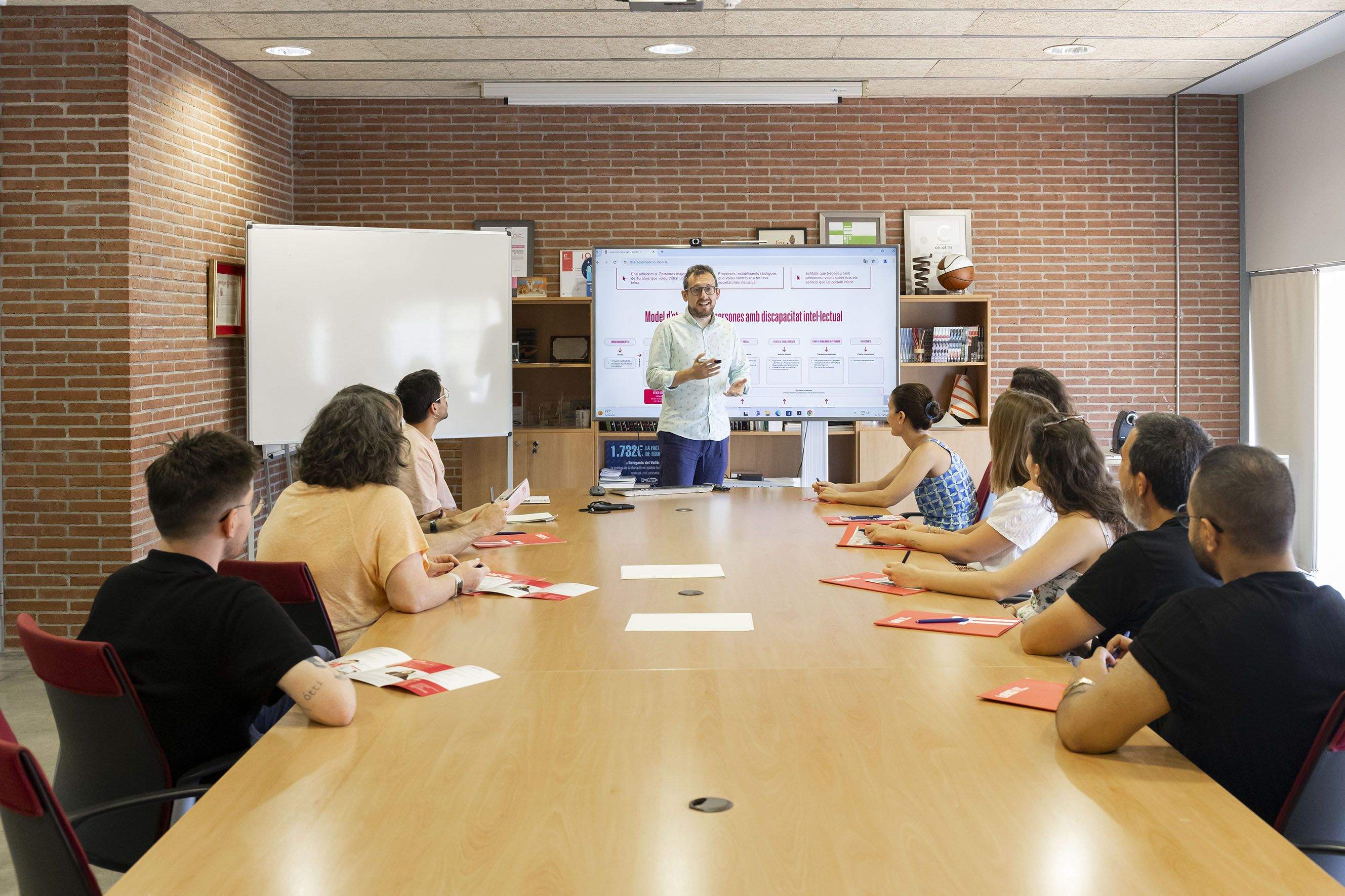 Xerrades per a la inclusió laboral. FOTO: LaFACT