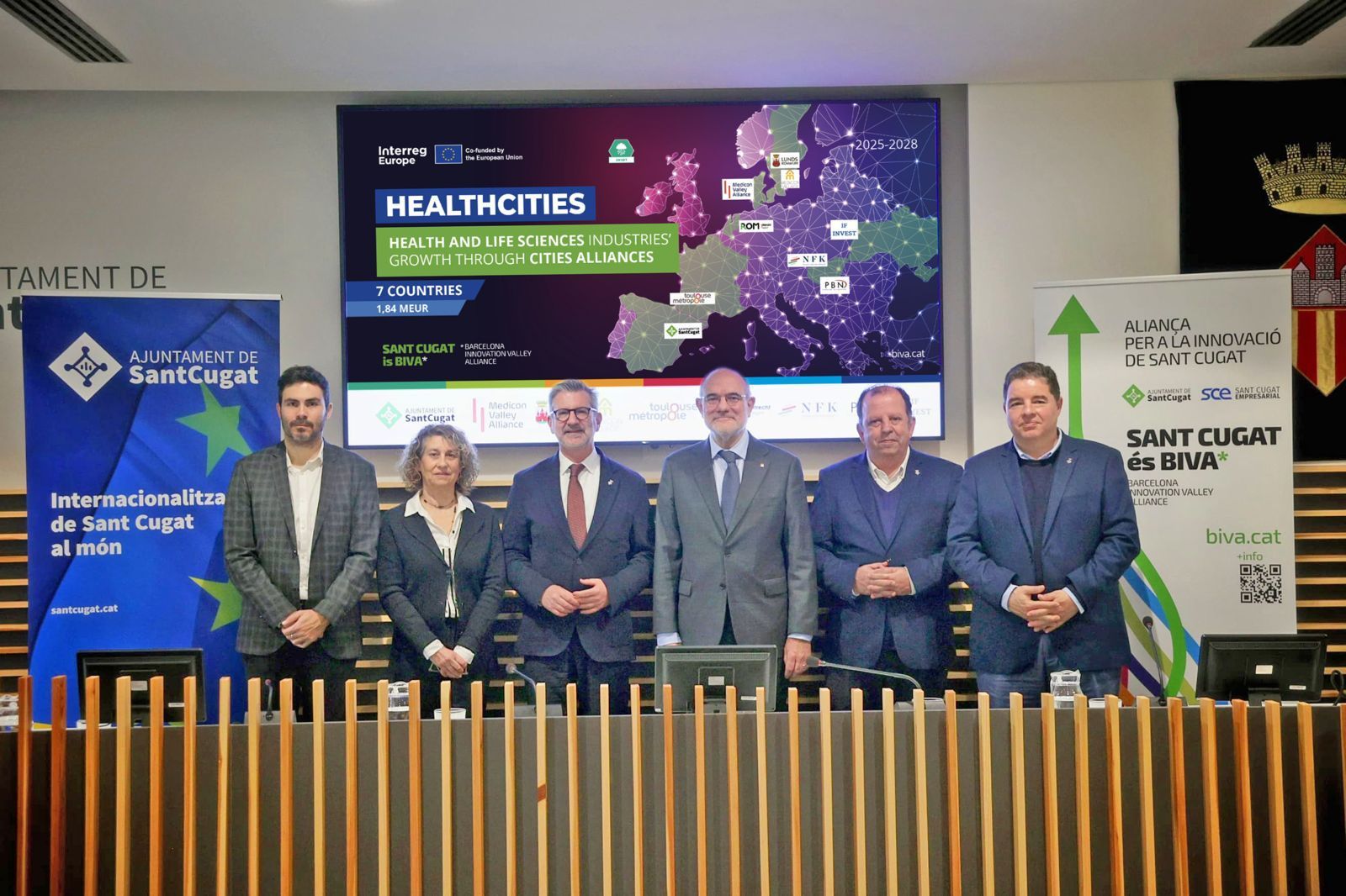 Presentació del projecte Health Cities de Sant Cugat FOTO: Ajuntament de Sant Cugat