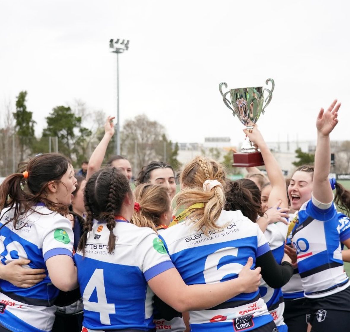 El Club de Rugby Sant Cugat, subcampió a la Copa de la Reina. FOTO: @irinarene_photography
