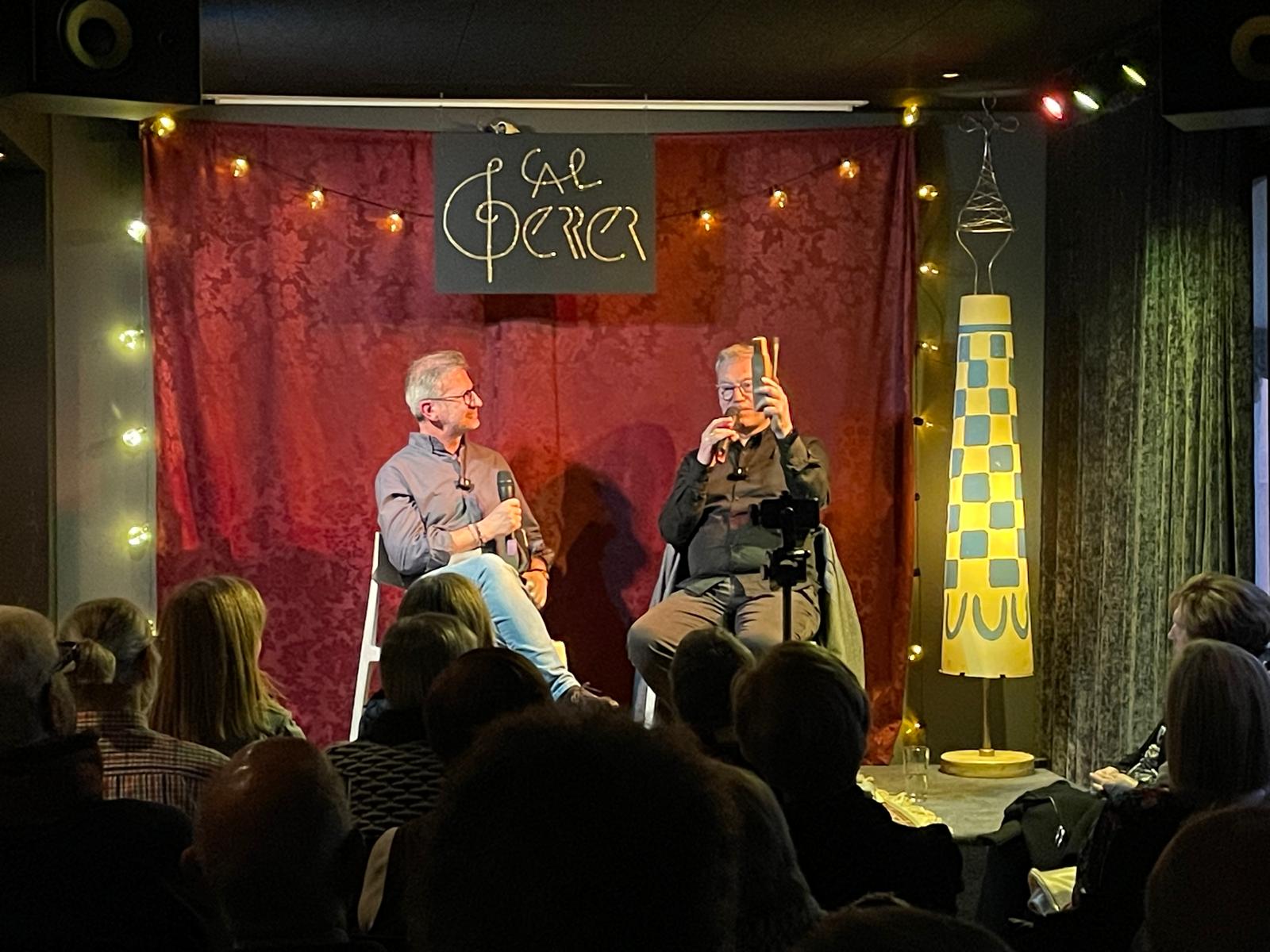 Vallès i Grau a Cal Gerrer FOTO: Àgata Guinó 