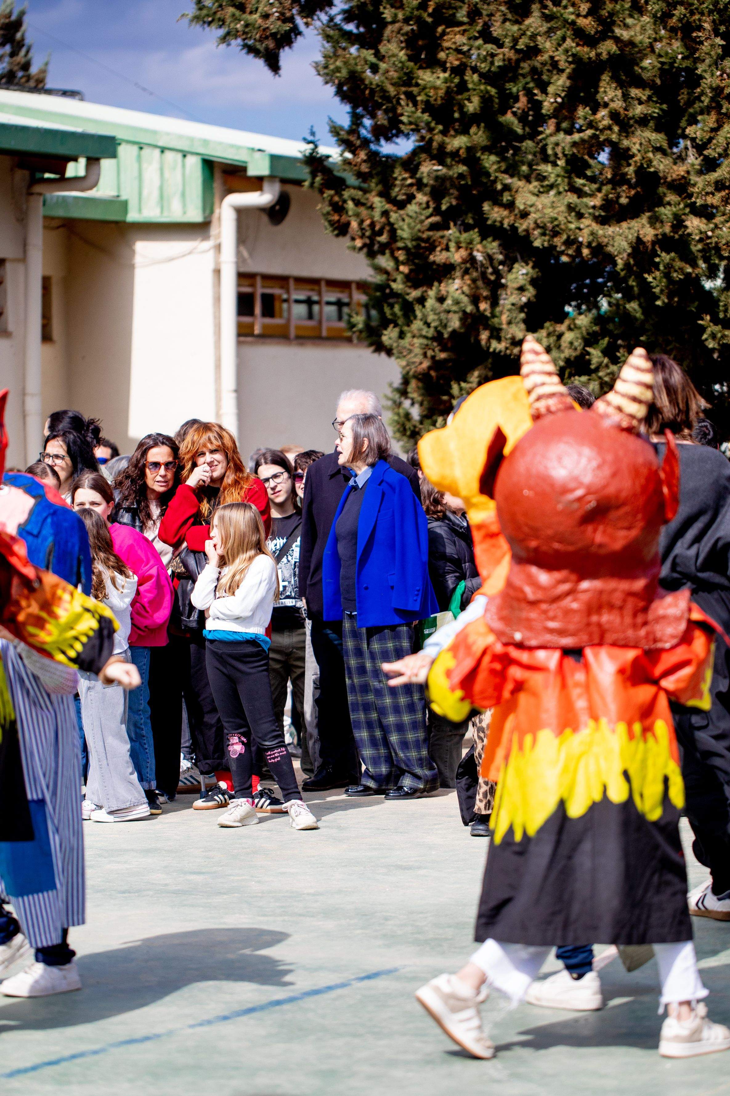 Els gegants al 50è aniversari de l'escola Jaume Ferran i Clua. FOTO: Joana Arribas (TOT Sant Cugat)