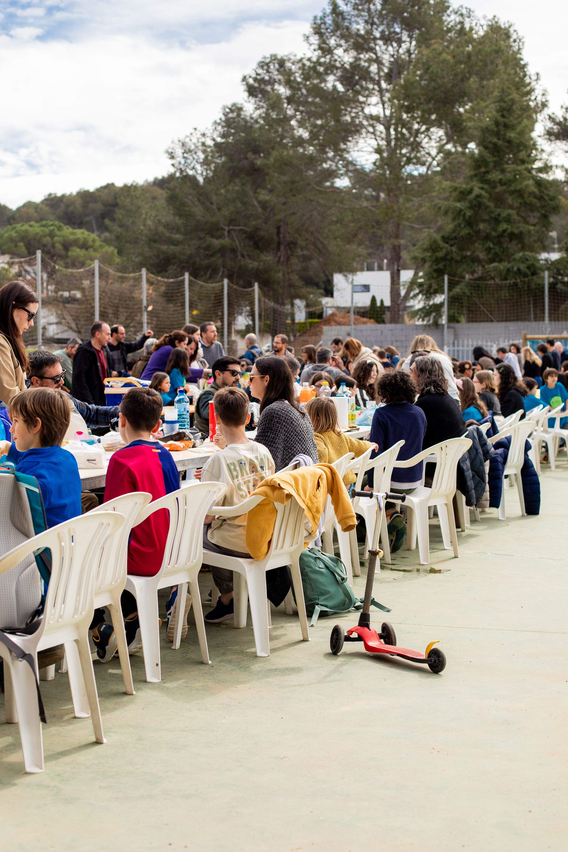 El dinar de carmanyola de l'escola Jaume Ferran i Clua. FOTO: Joana Arribas (TOT Sant Cugat)