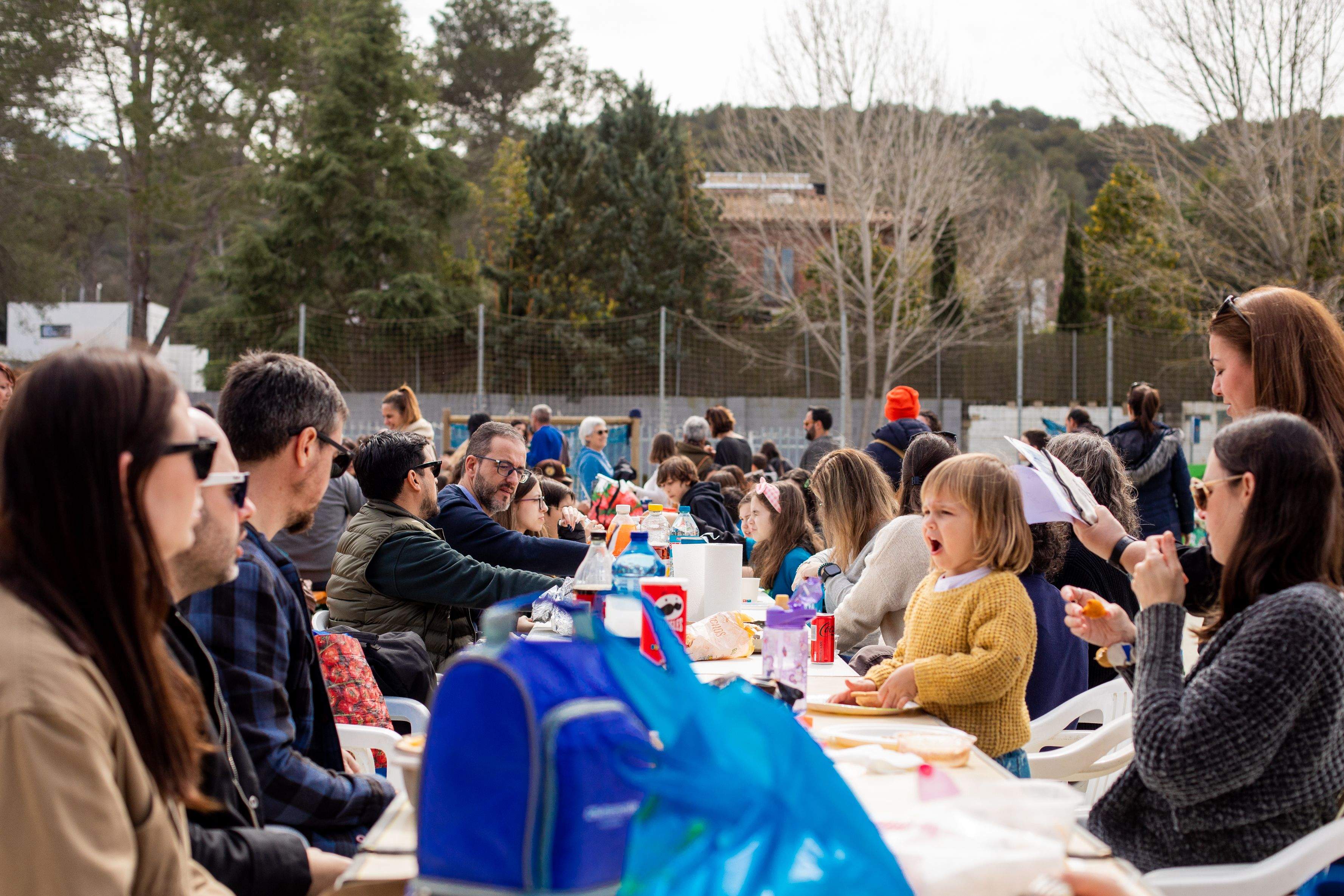 El dinar de carmanyola de l'escola Jaume Ferran i Clua. FOTO: Joana Arribas (TOT Sant Cugat)