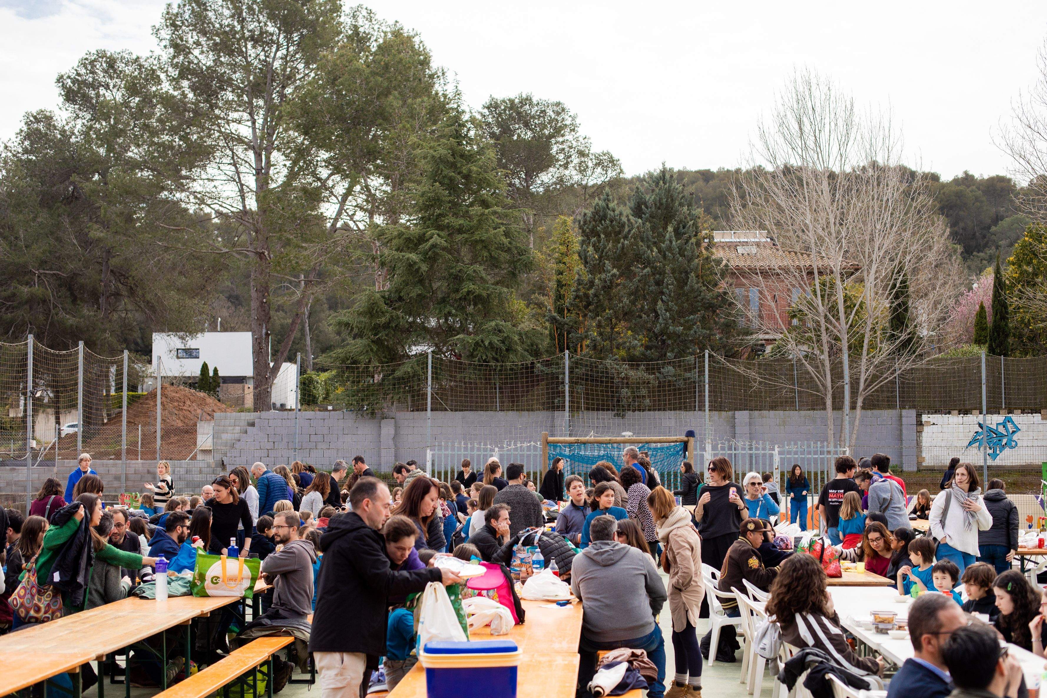 El dinar de carmanyola de l'escola Jaume Ferran i Clua. FOTO: Joana Arribas (TOT Sant Cugat)