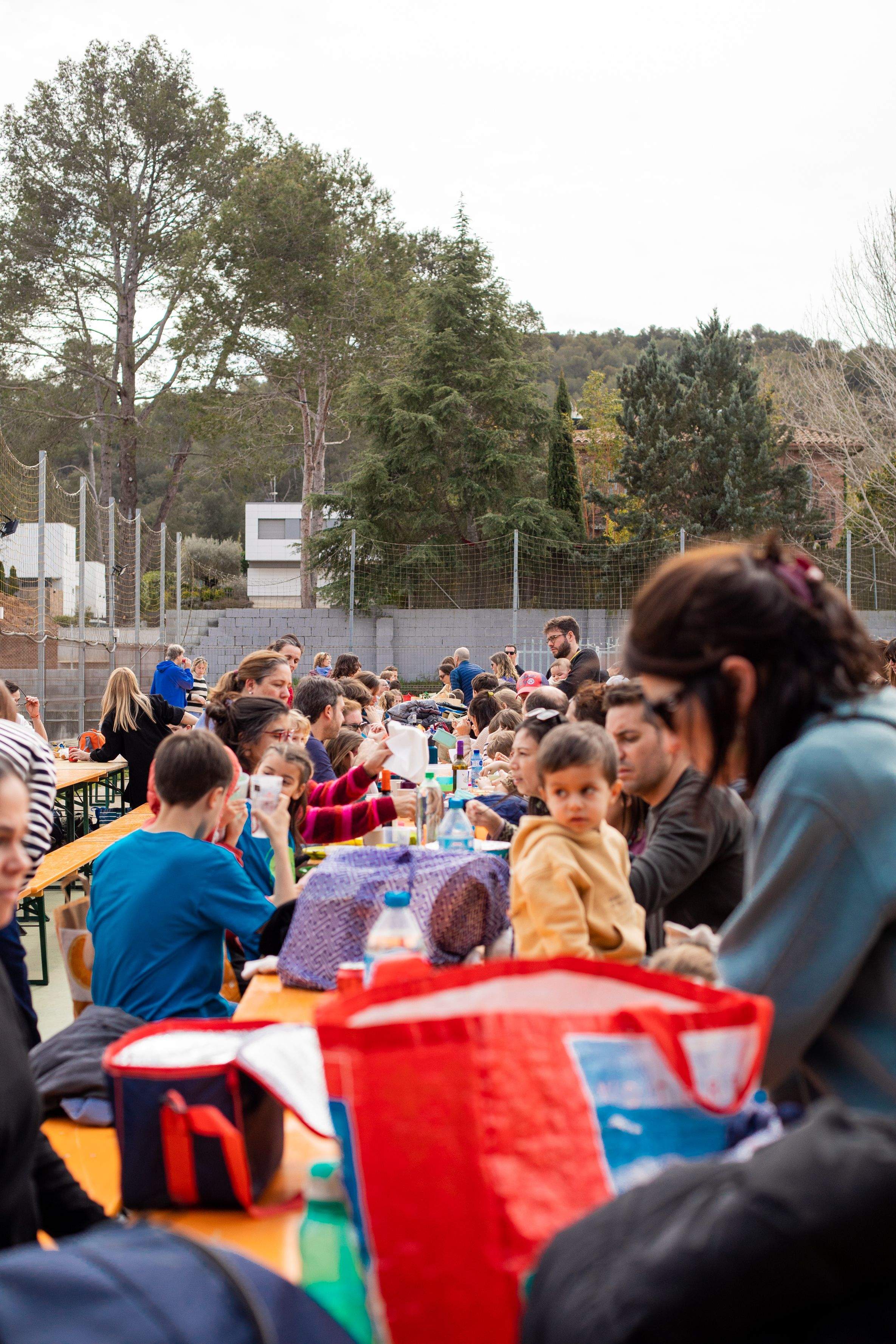 El dinar de carmanyola de l'escola Jaume Ferran i Clua. FOTO: Joana Arribas (TOT Sant Cugat)