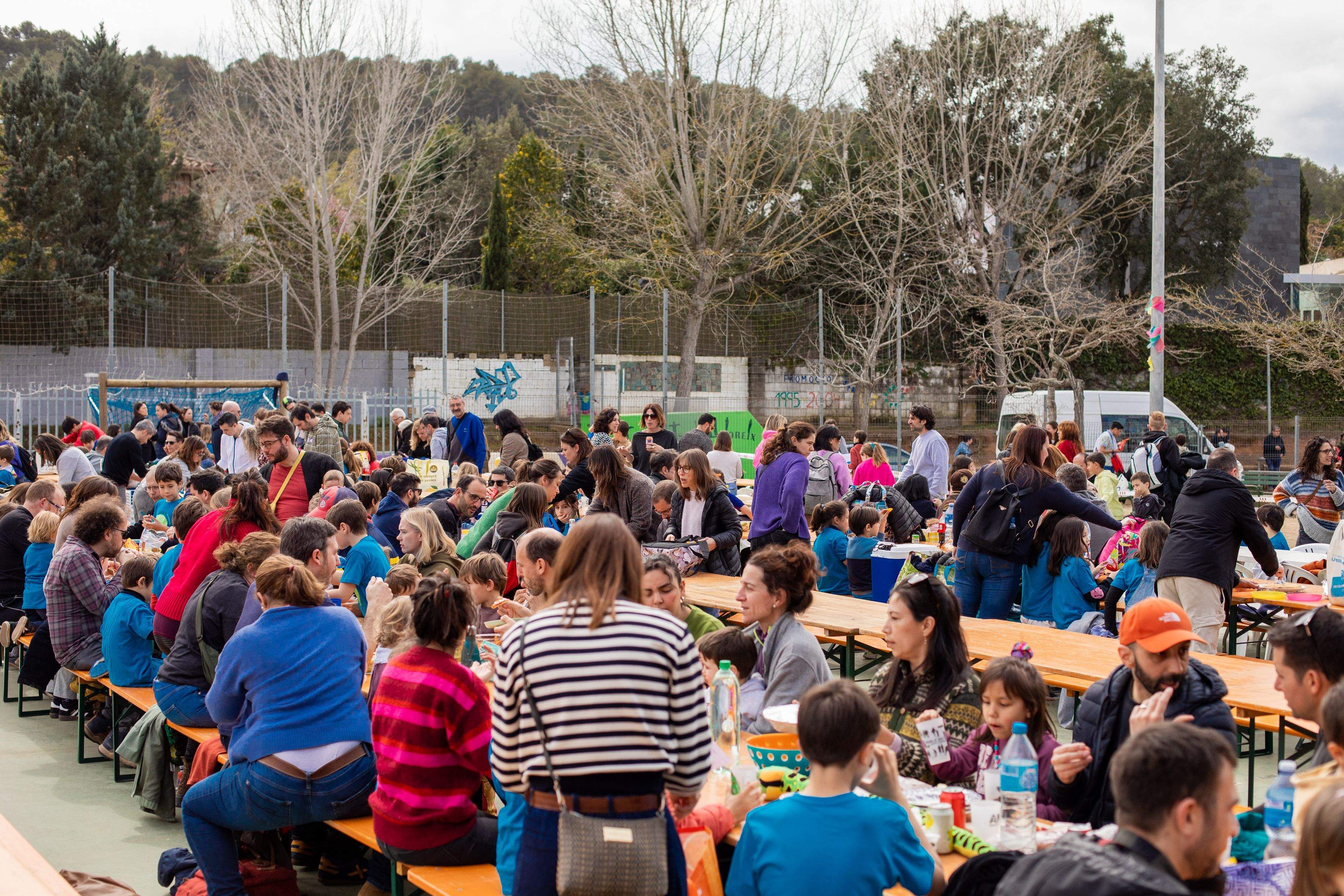 El dinar de carmanyola de l'escola Jaume Ferran i Clua. FOTO: Joana Arribas (TOT Sant Cugat)