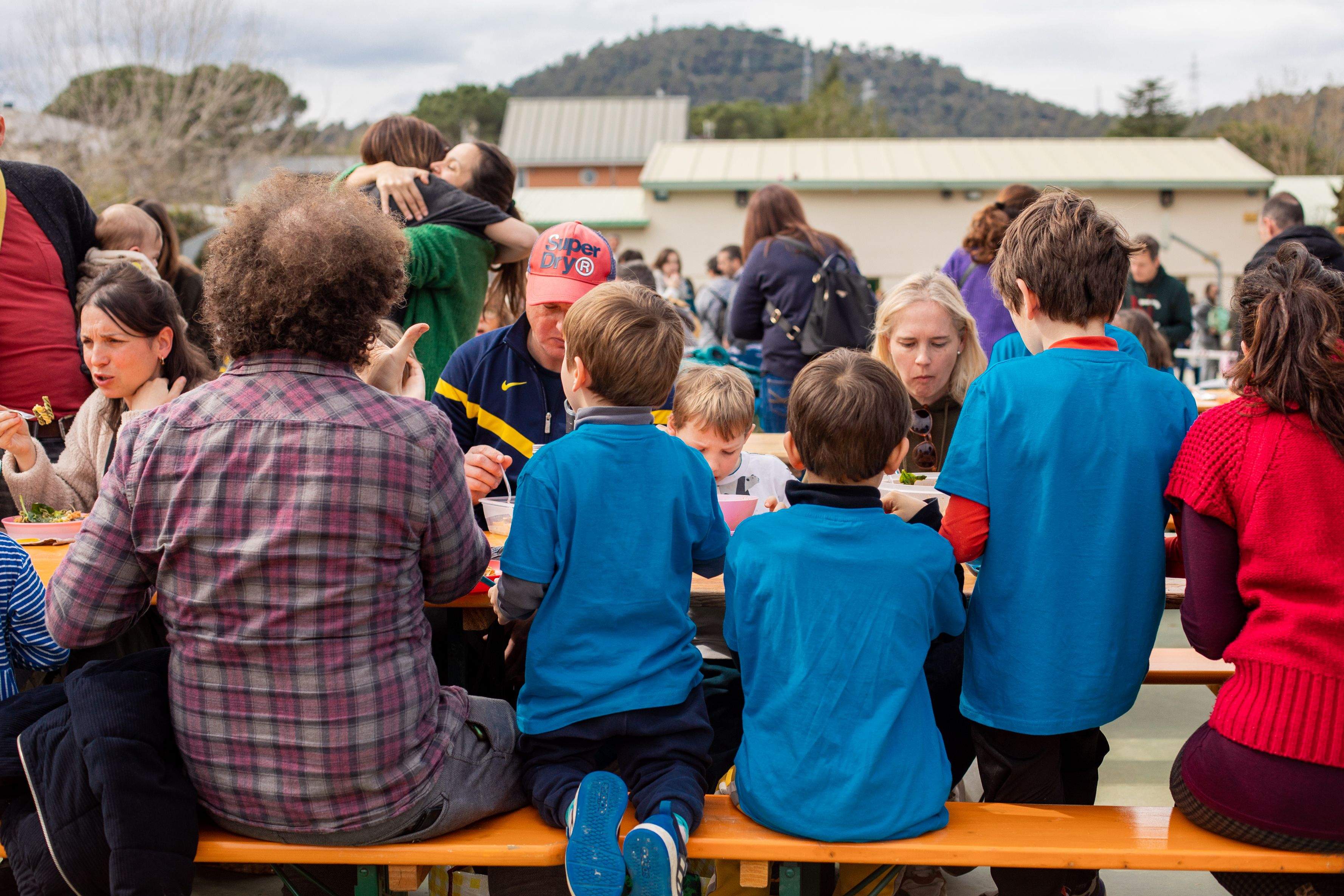 El dinar de carmanyola de l'escola Jaume Ferran i Clua. FOTO: Joana Arribas (TOT Sant Cugat)