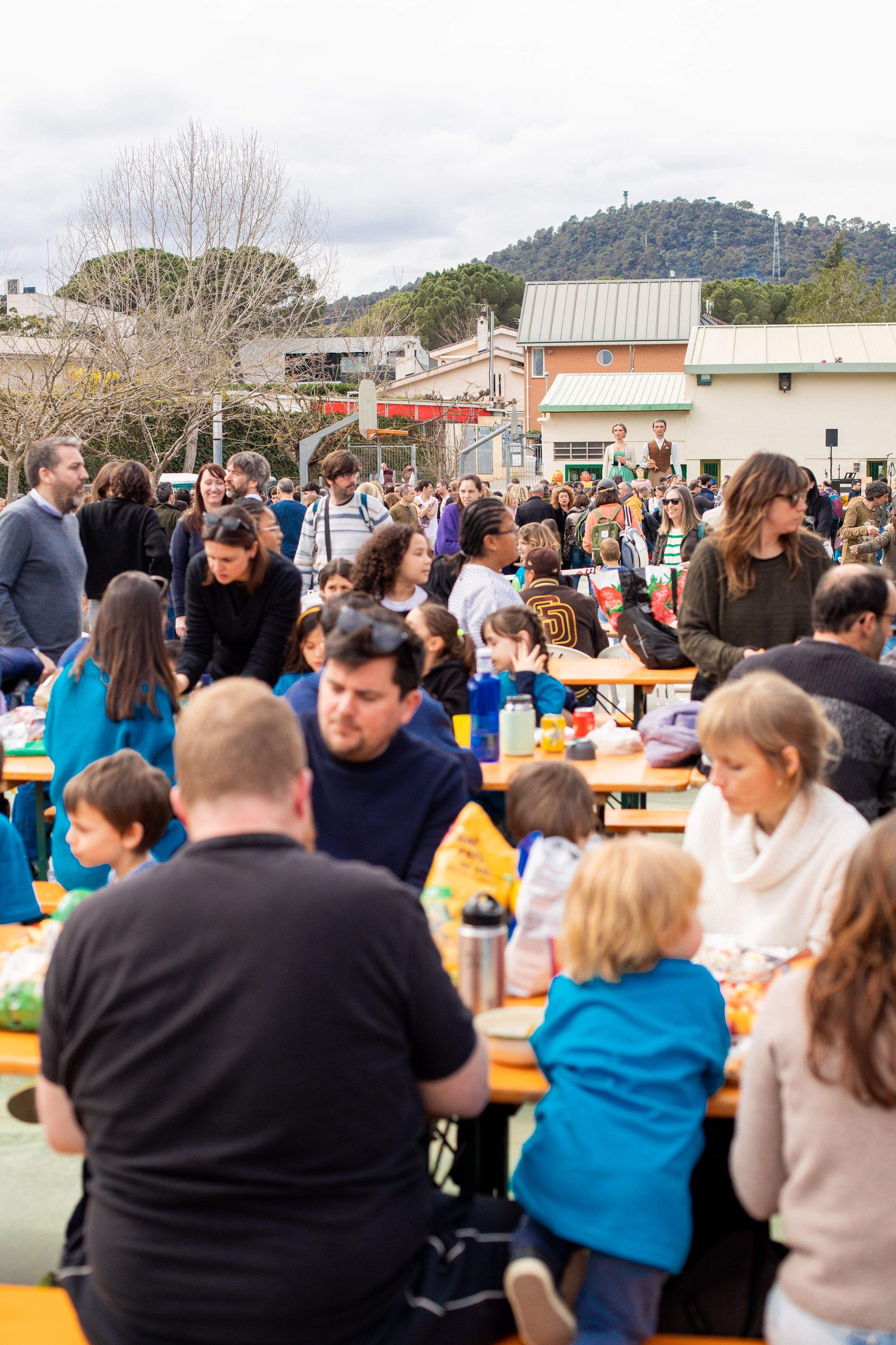 El dinar de carmanyola de l'escola Jaume Ferran i Clua. FOTO: Joana Arribas (TOT Sant Cugat)