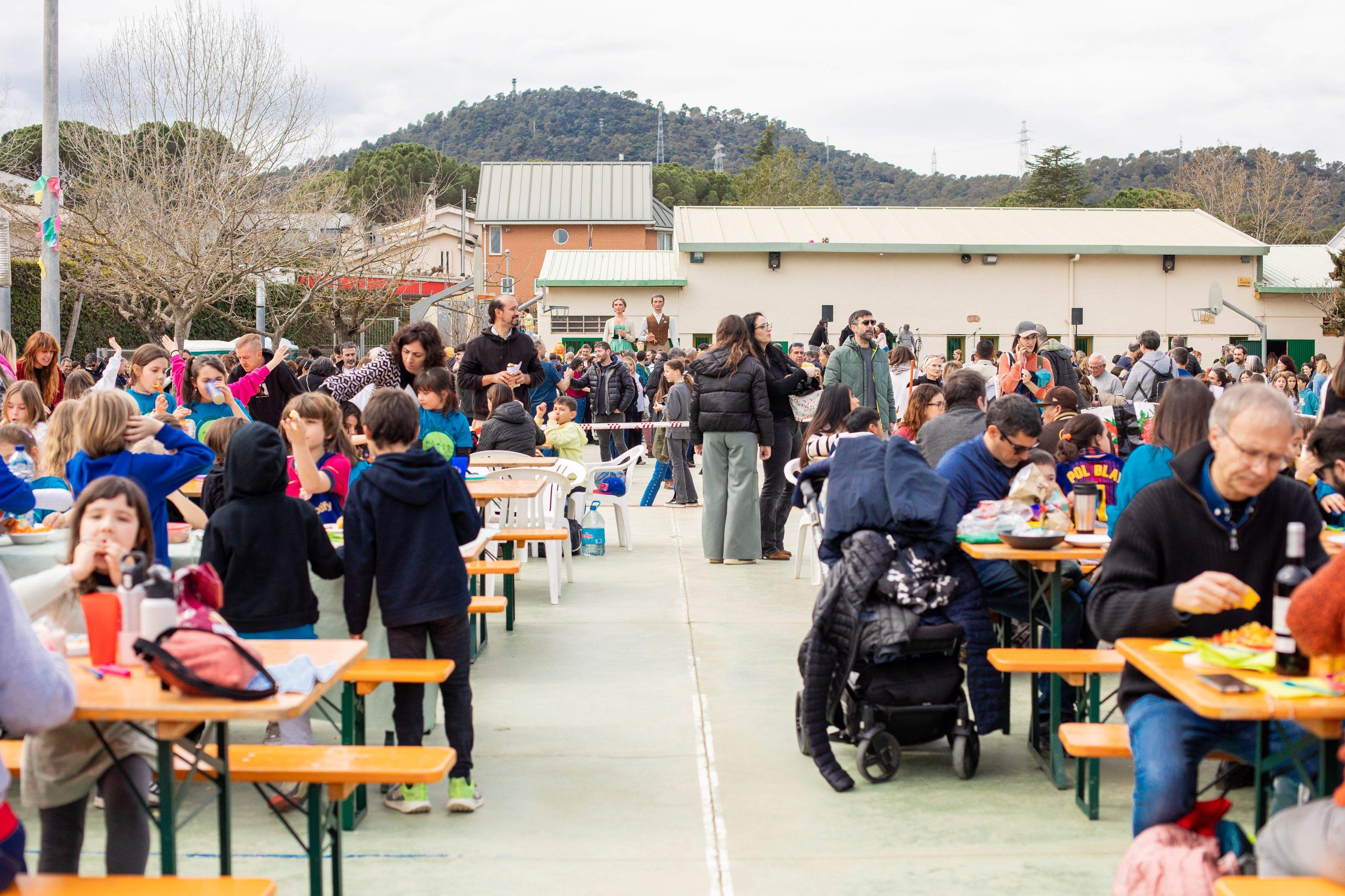 El dinar de carmanyola de l'escola Jaume Ferran i Clua. FOTO: Joana Arribas (TOT Sant Cugat)