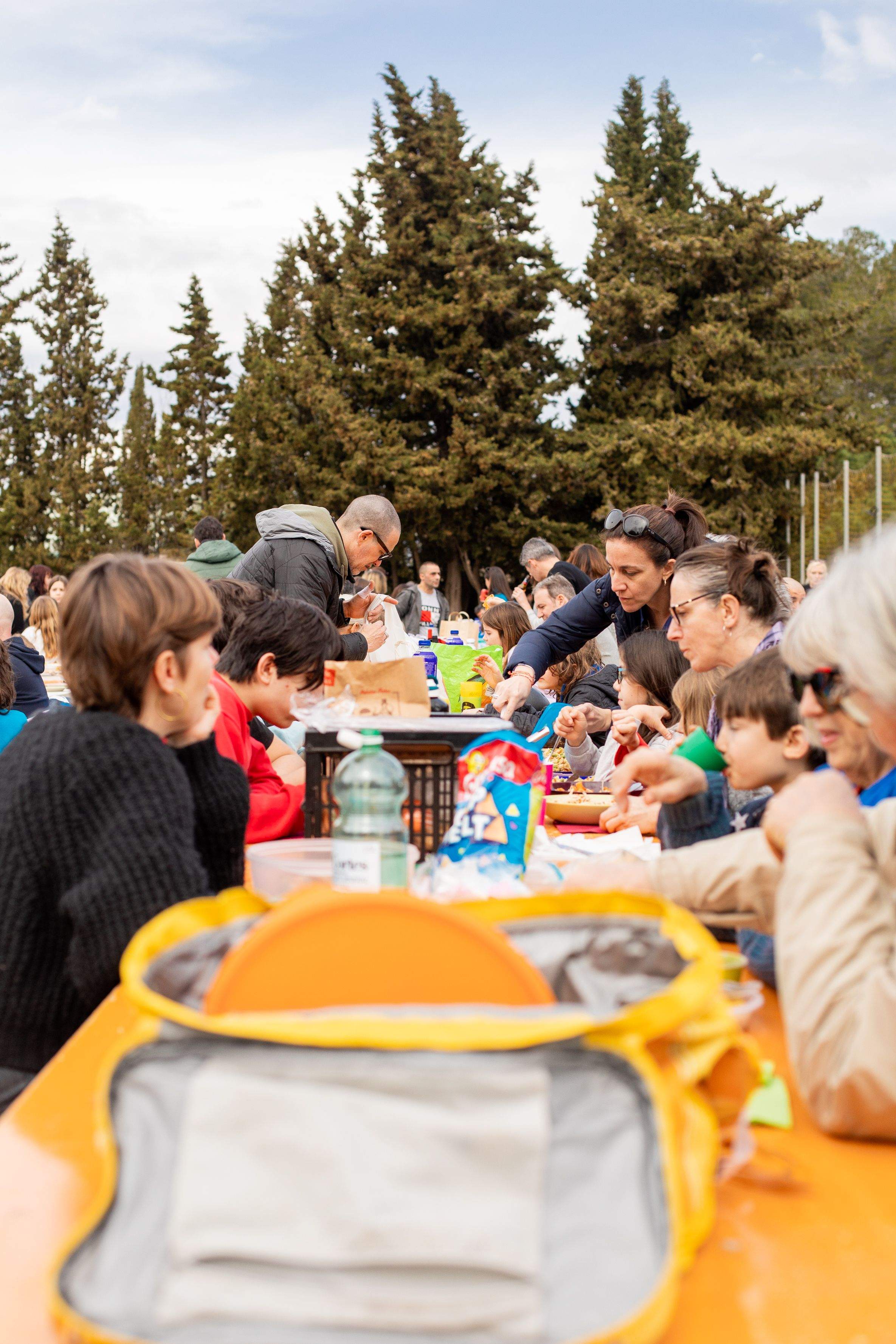 El dinar de carmanyola de l'escola Jaume Ferran i Clua. FOTO: Joana Arribas (TOT Sant Cugat)