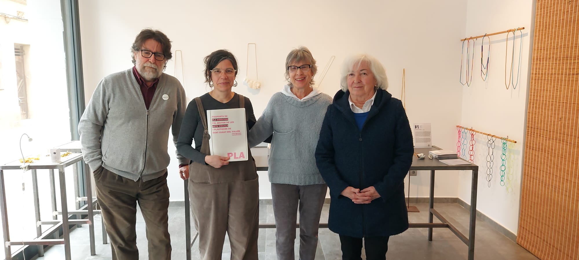 Nucli de la redacció del Pla Director de les Arts visuals i Plàstiques de Sant Cugat. FOTO: TOT