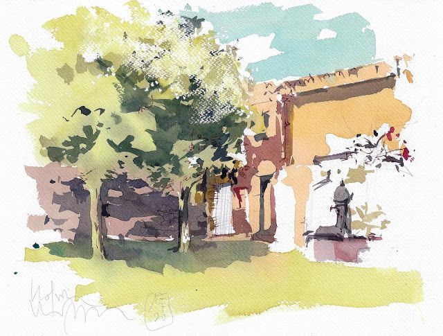 Taller de sketch a l'aquarel·la