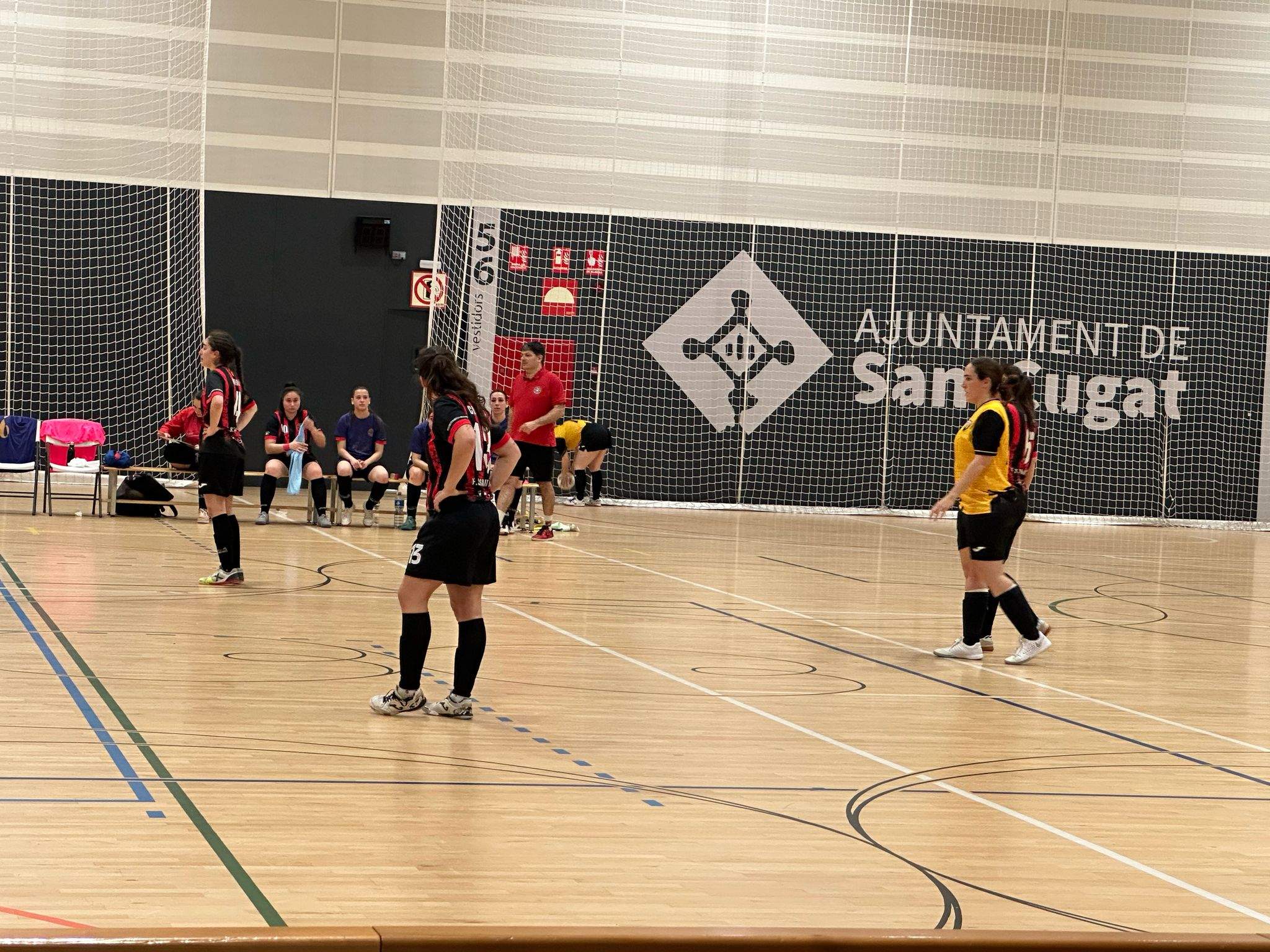 El Sant Cugat Futbol Sala dobla al Magic Sants amb facilitat. FOTO: Lluna Fabregat