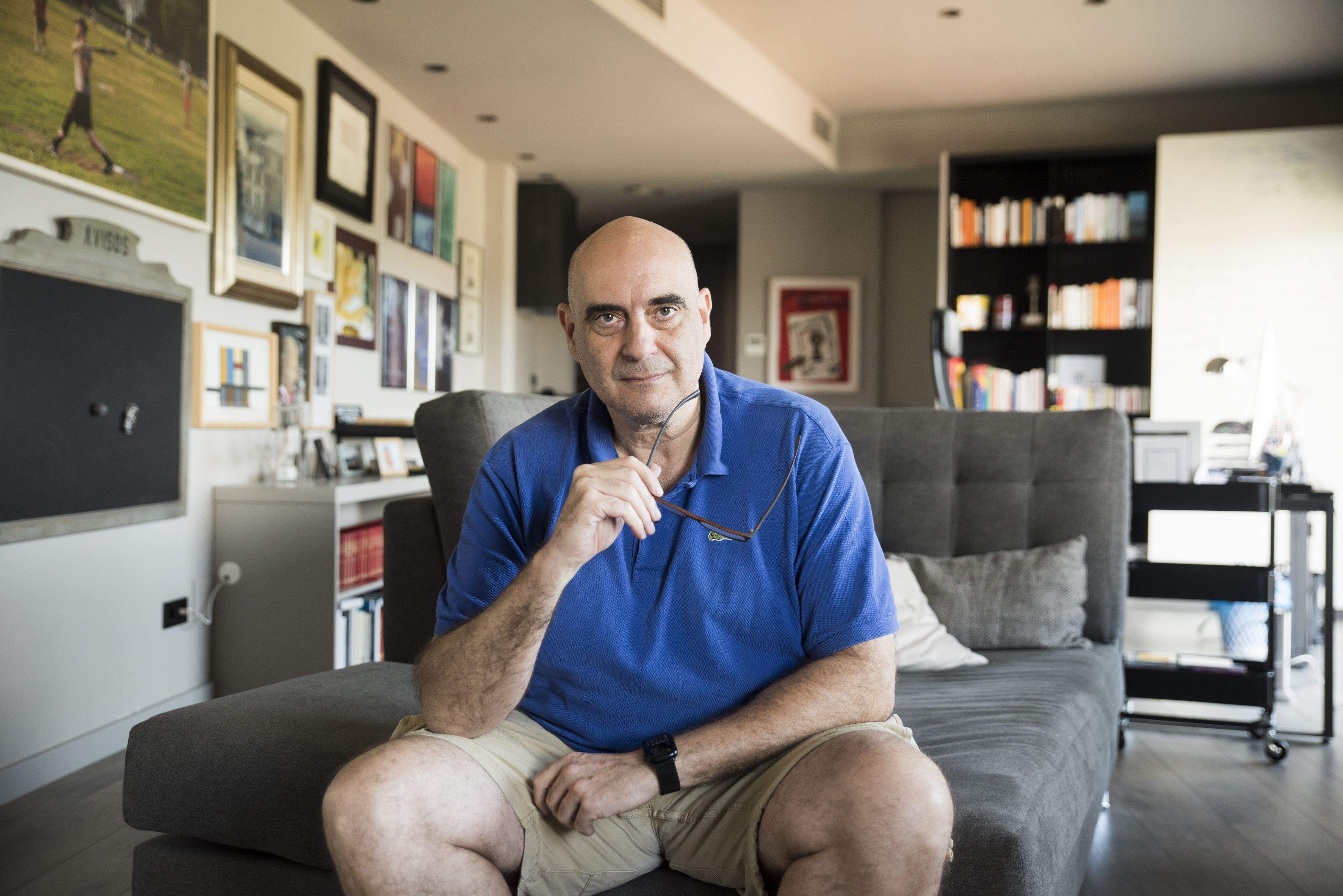 L'escriptor Xavier Bosch. FOTO: Bernat Millet (TOT Sant Cugat)