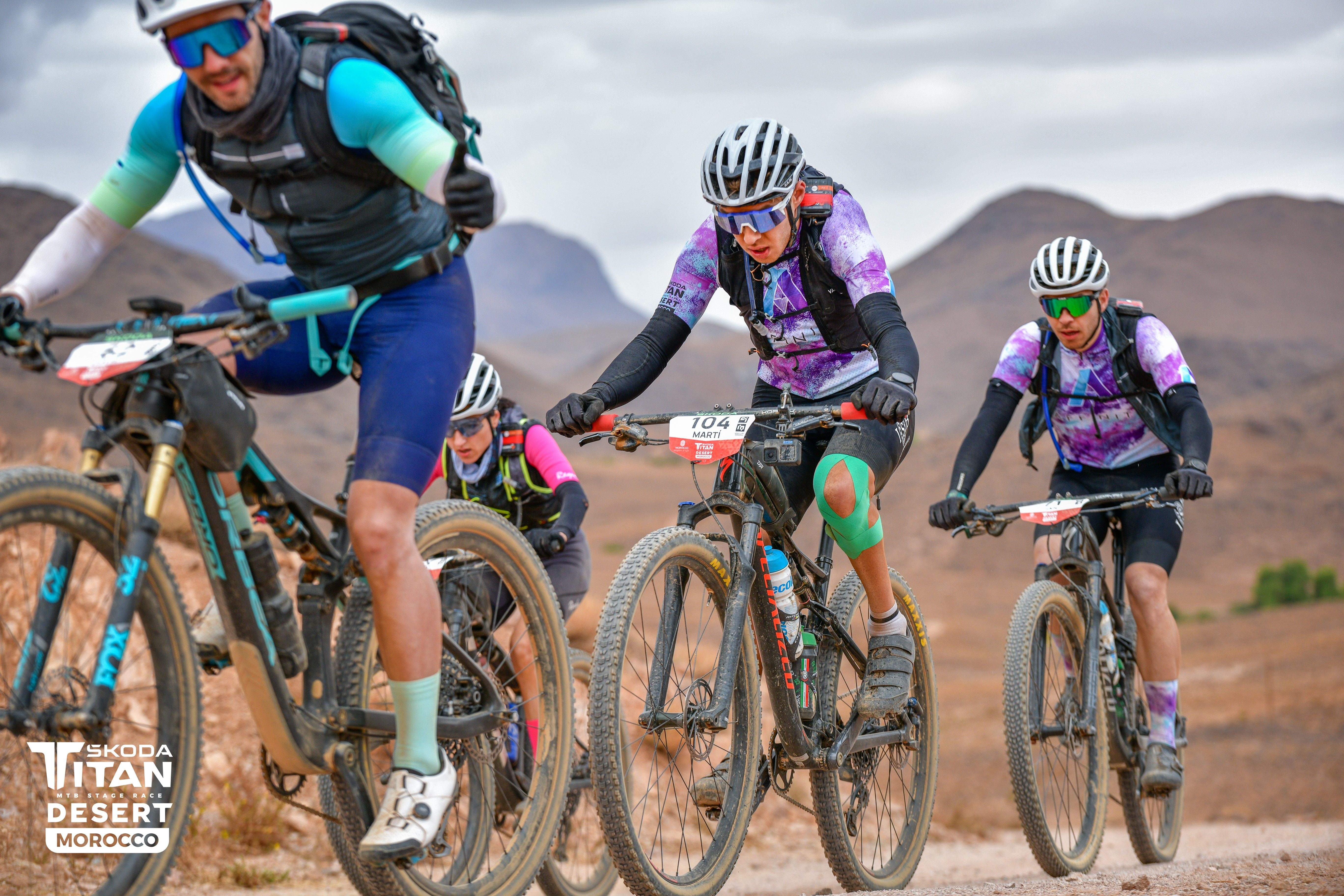 Martí Álvarez durant la Titan Desert 2024. FOTO: Titan Desert