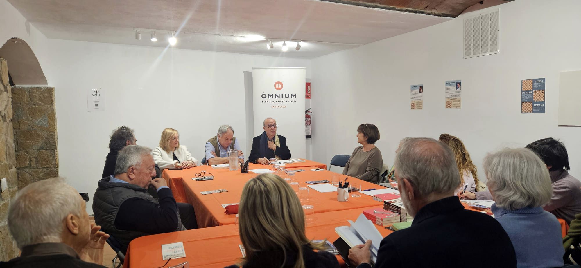 Espai de debat a Òmnium FOTO Òmnium Sant Cugat