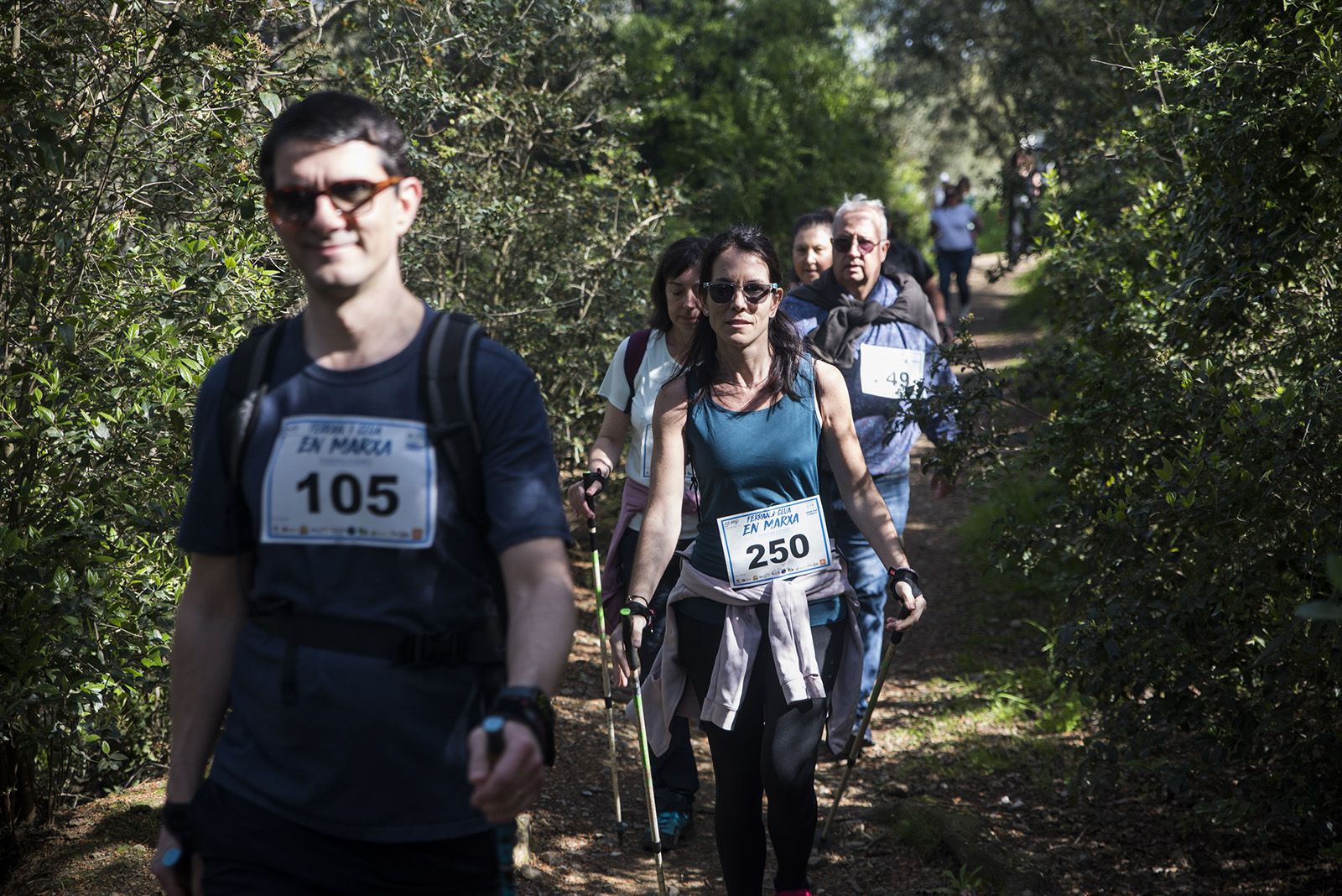 Ferran i Clua en Marxa. FOTO: Bernat Millet.