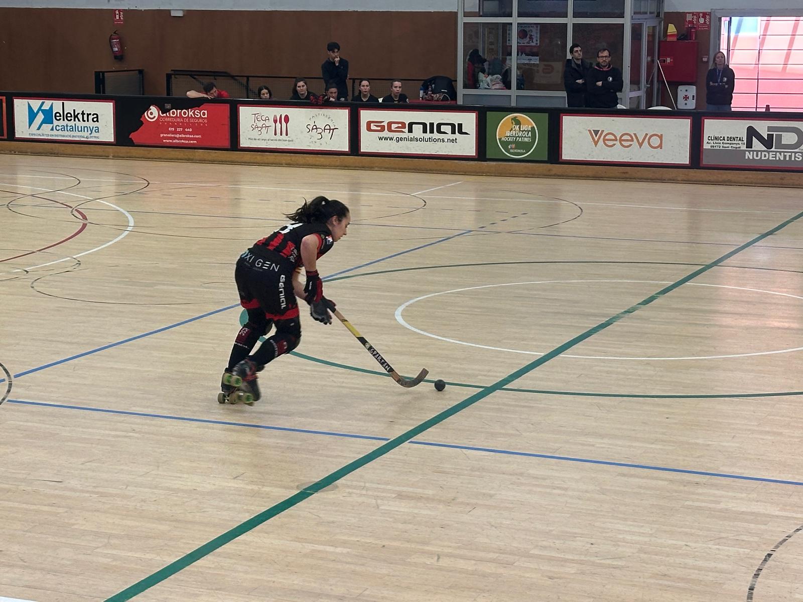 La capitana del Patí Hoquei Club Sant Cugat femení. FOTO: Lluna Fabregat