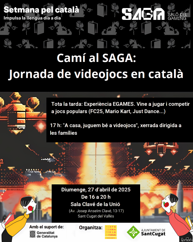 Cartell de la jornada SAGA. FOTO: Cedida