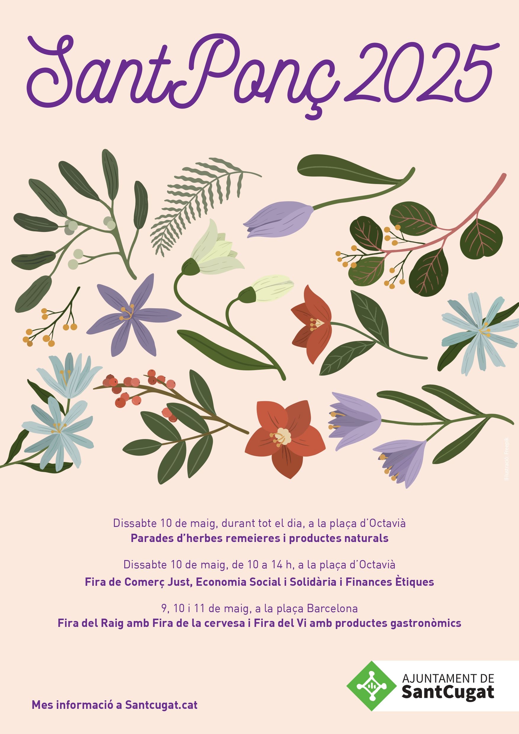 Cartell de la Fira de Sant Ponç. FOTO: Cedida