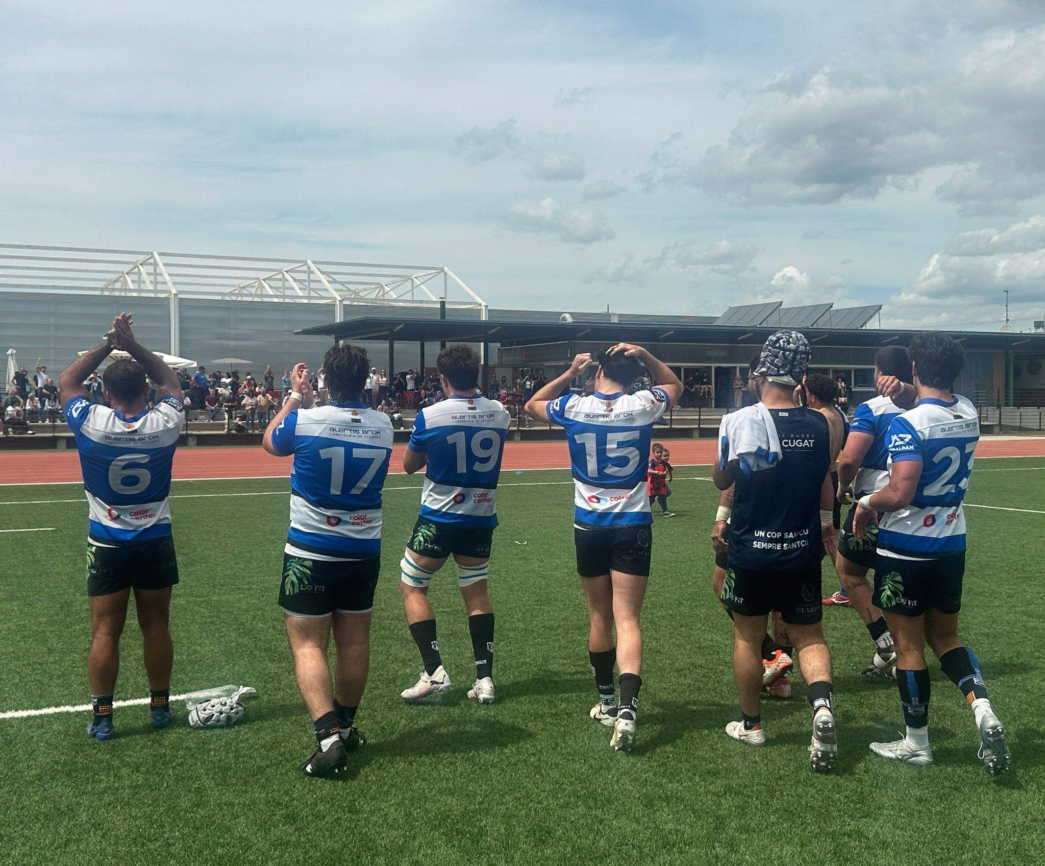 Victòria del Club de Rugby Sant Cugat. FOTO: Lluna Fabegat
