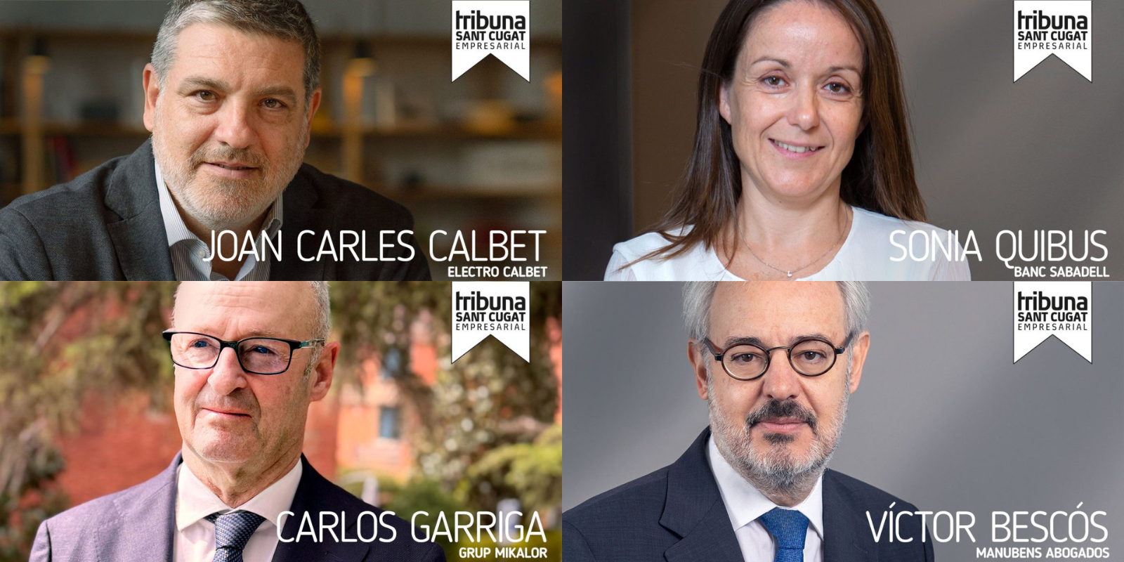 El ponents del Tribuna Sant Cugat Empresarial, "Absentisme i ausentisme: El forat negre de la competitivitat. FOTO: Sant Cugat Empresarial