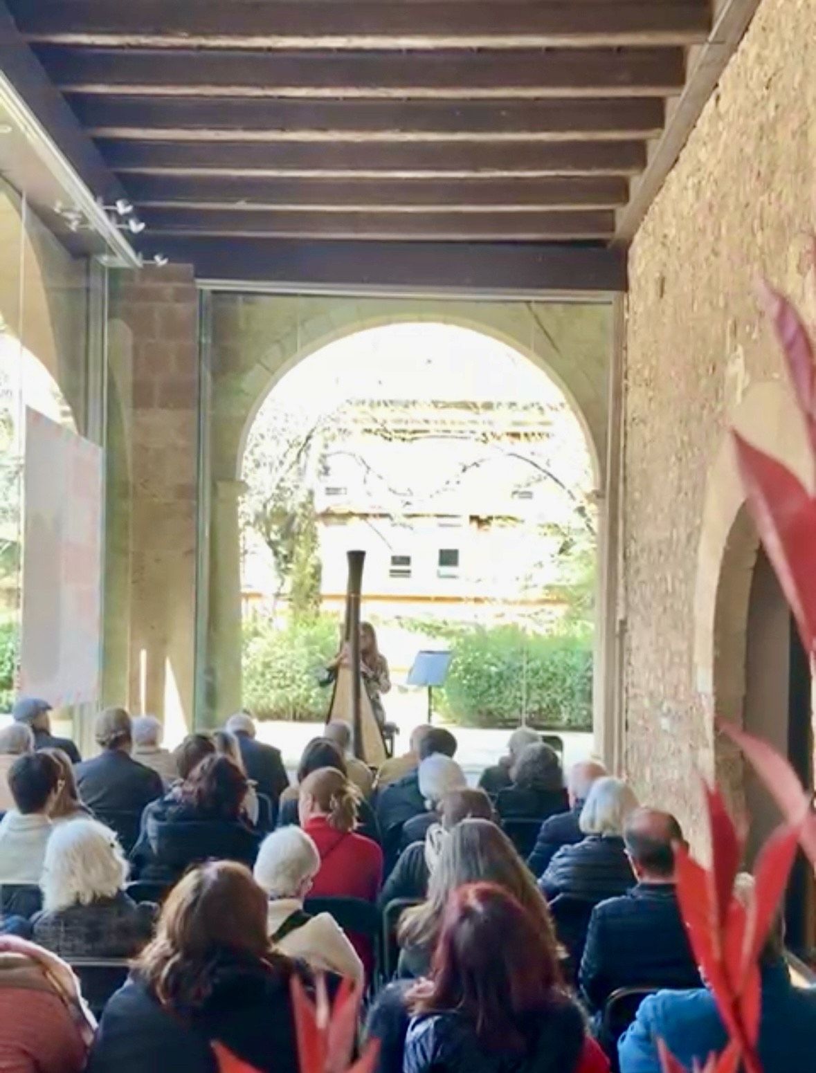 Concert d’arpa d’Esther Pinyol. FOTO: Helena López