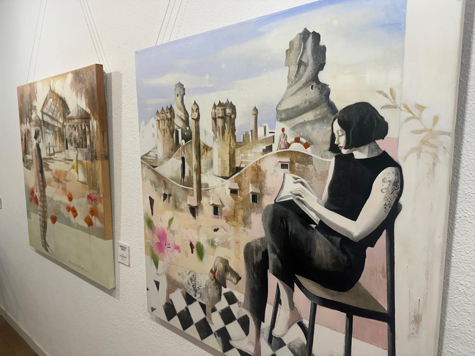 Una obra de Menchu Uroz. FOTO: Lluna Fabregat