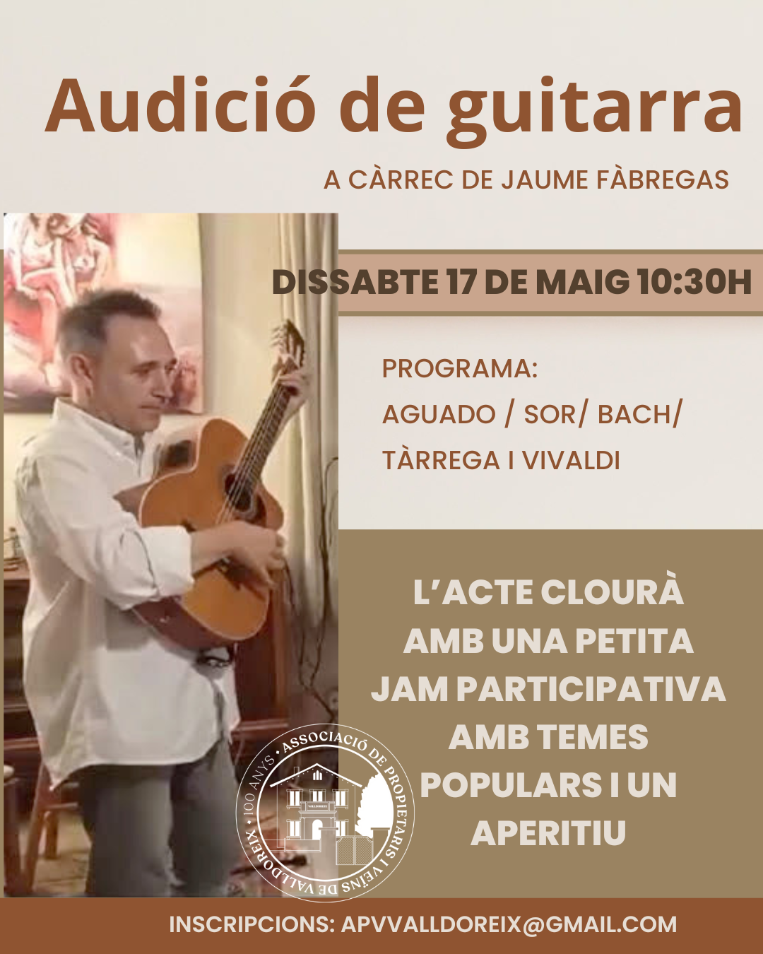 Cartell de la proposta FOTO APVVALLDOREIX