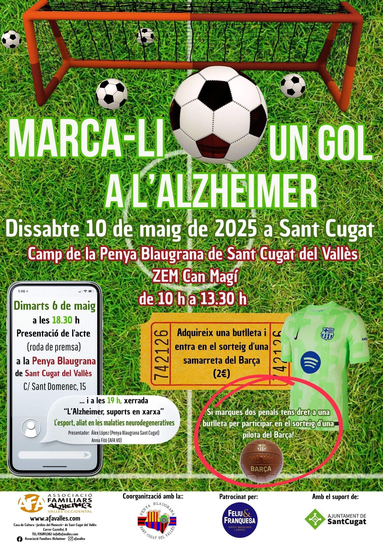 Cartell de la proposta de la Penya Blaugrana