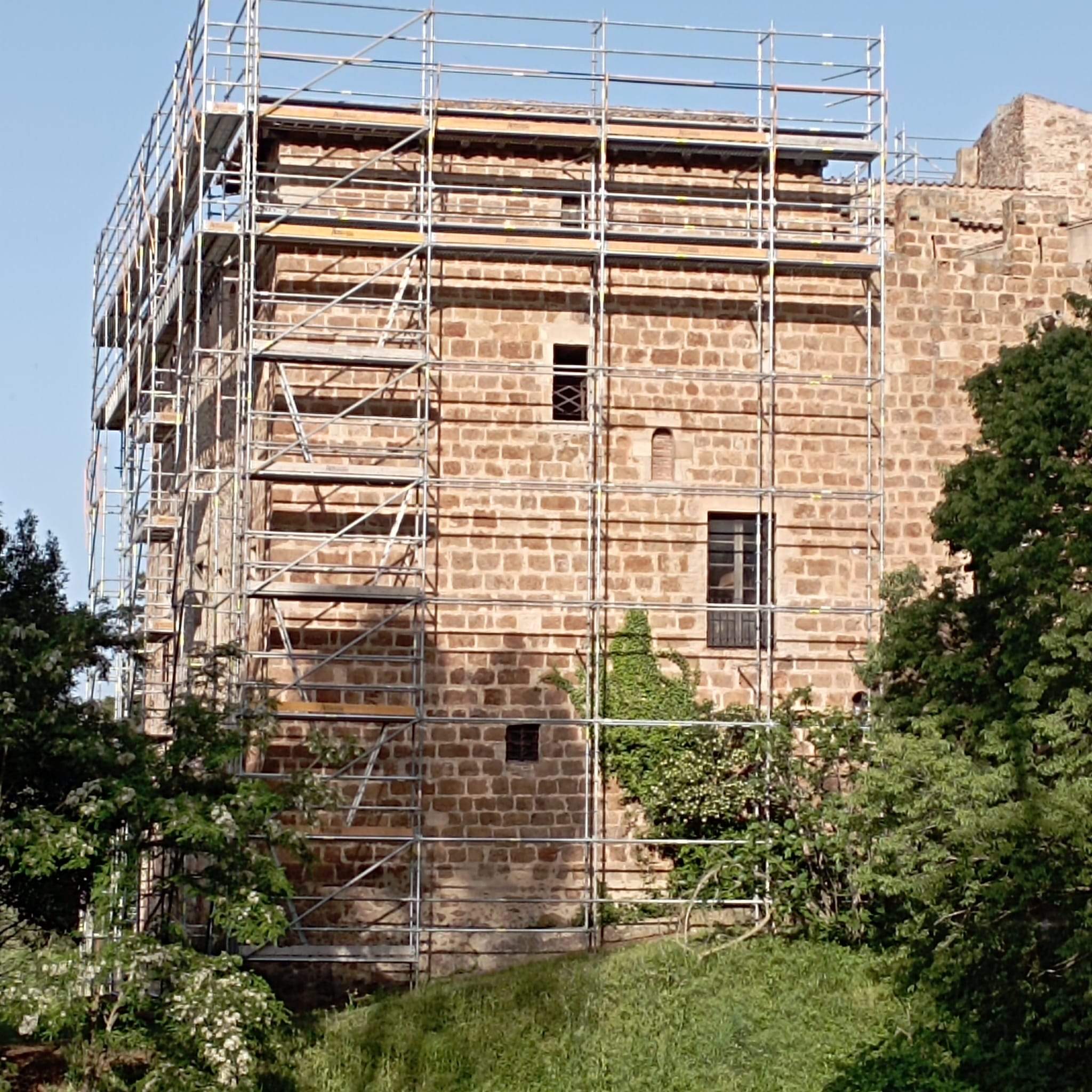 La Torre Negra en obres. FOTO: Cedida