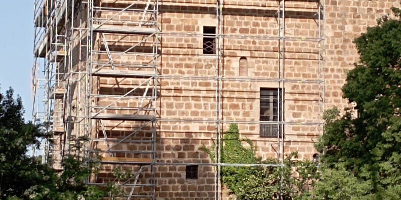 La Torre Negra en obres. FOTO: Cedida