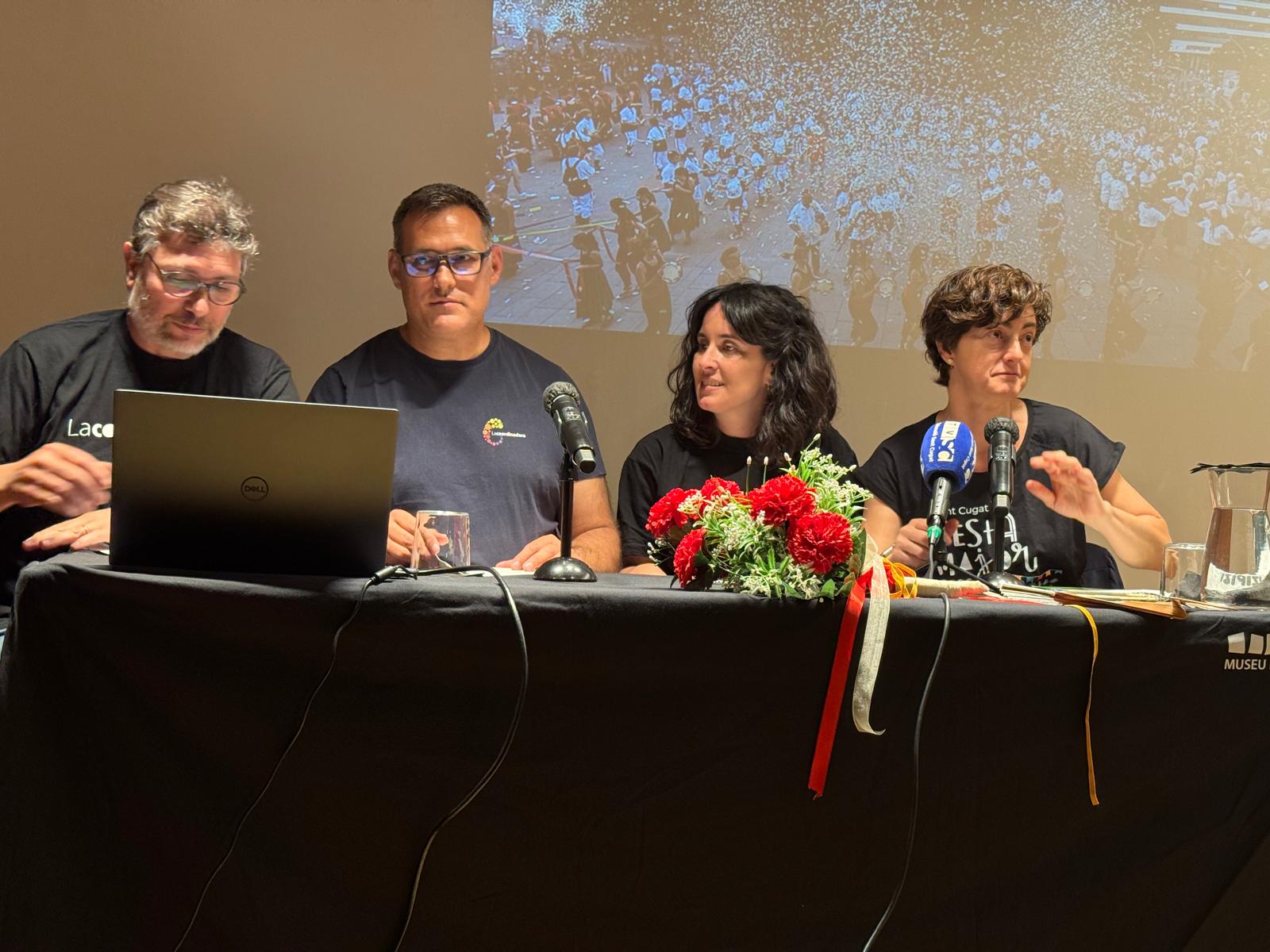 D'esquerra a dreta: Jaume Casals, Marc Puiggarí, Irene Llamas i Núria Escamilla