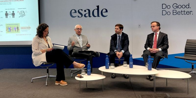 Durant la 1a Jornada d'Impacte Social a Sant Cugat. FOTO: Ajuntament