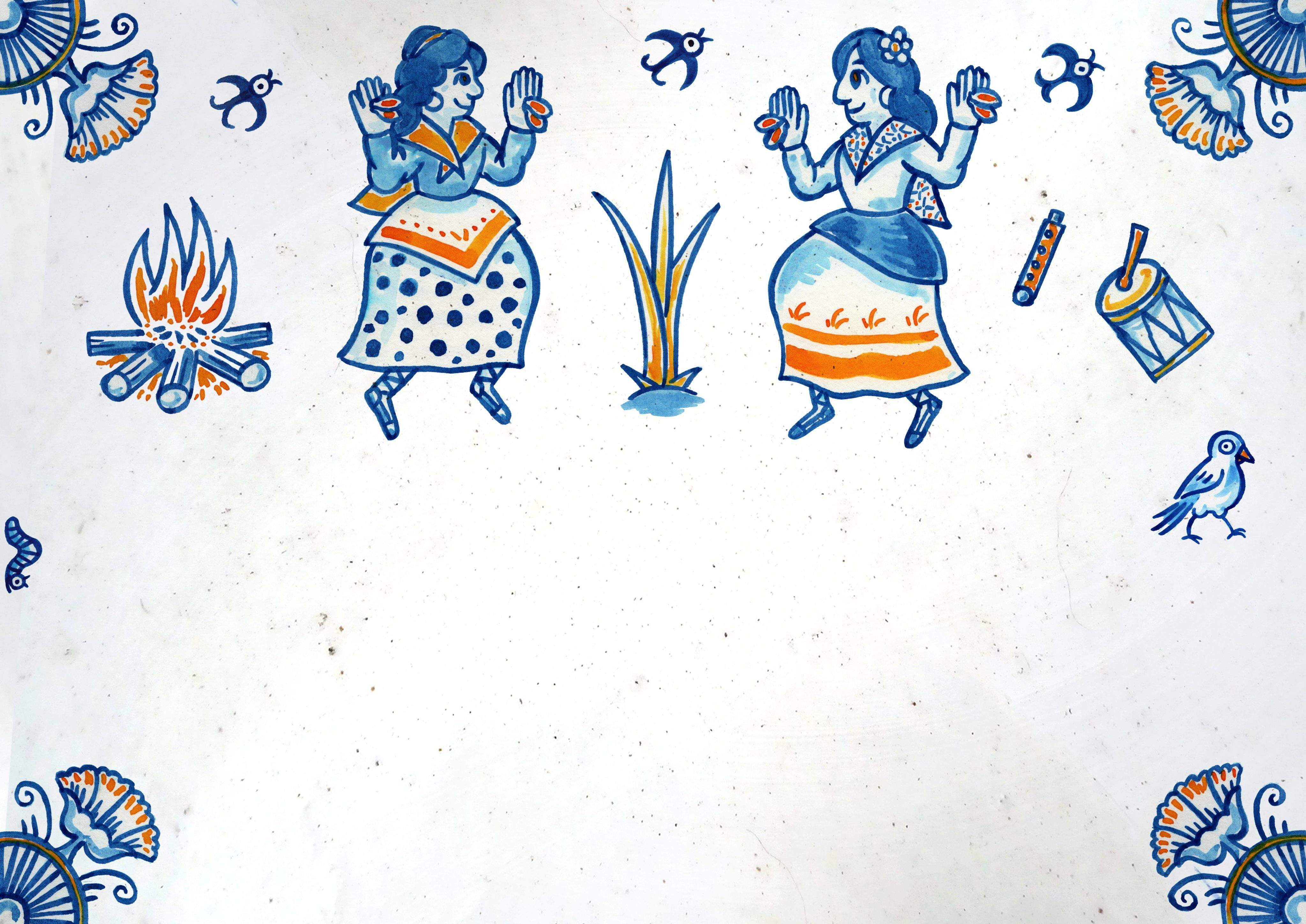 Les gitanes. Il·lustració d'Eloi Alegre