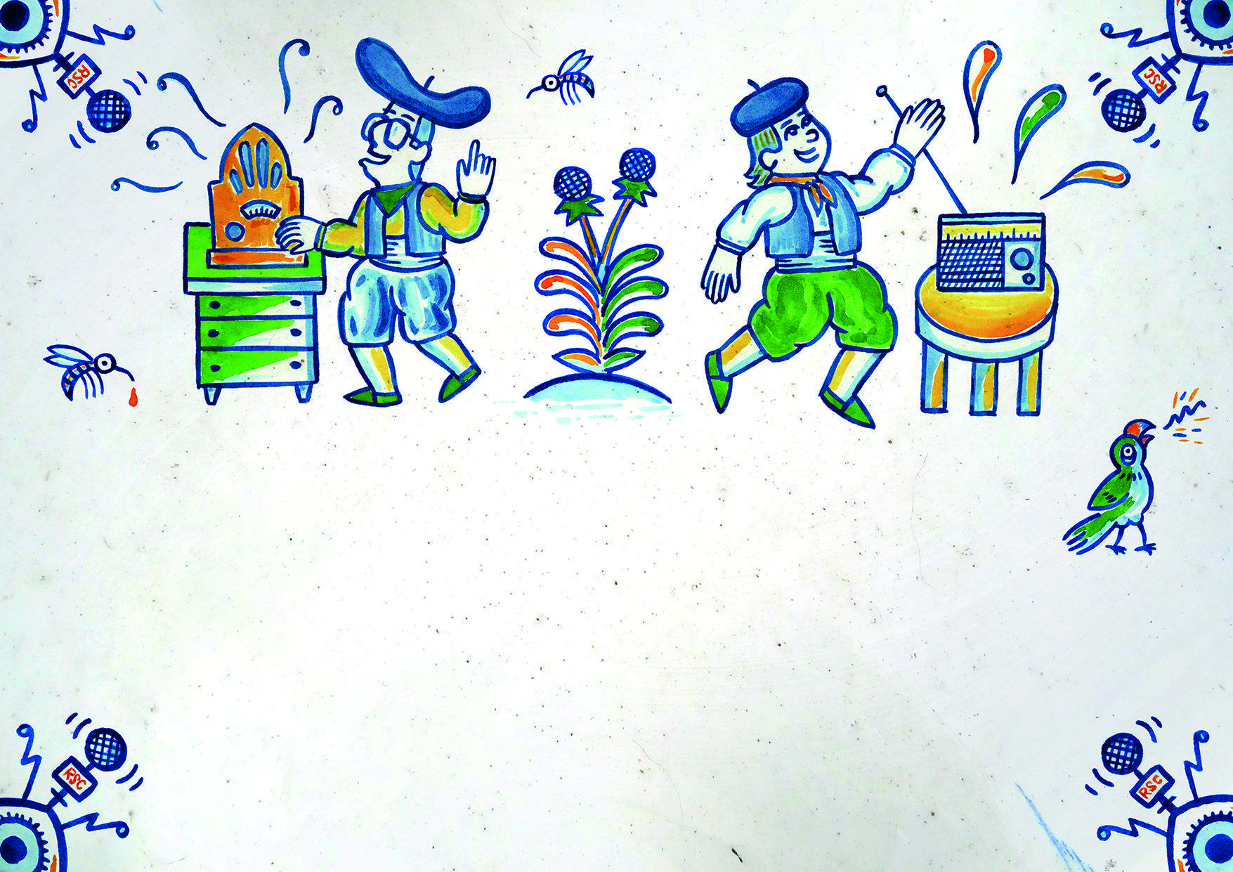 El Medir i el Cugat. Il·lustració d'Eloi Alegre