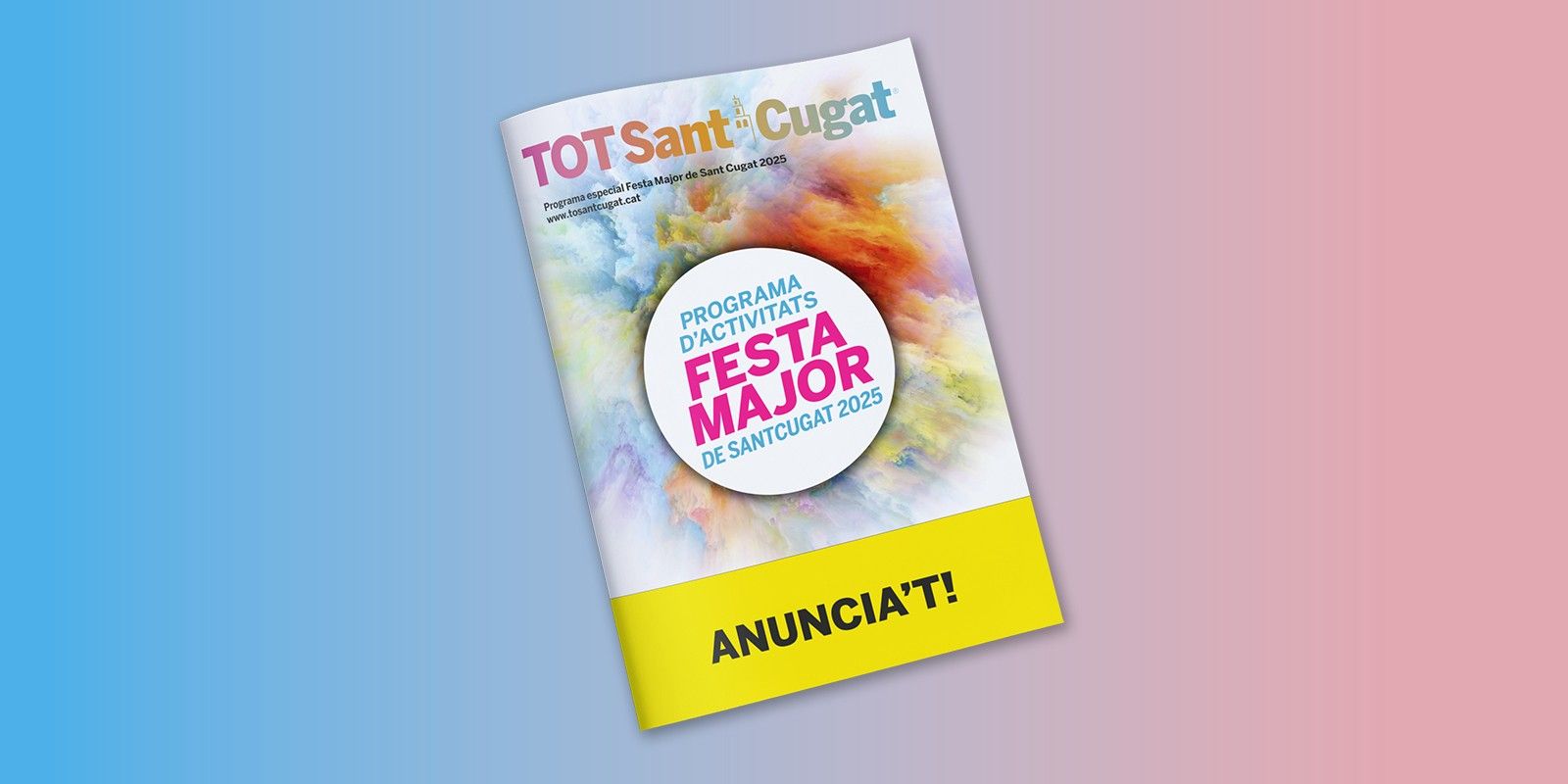 Portada promocional del programa de Festa Major 
