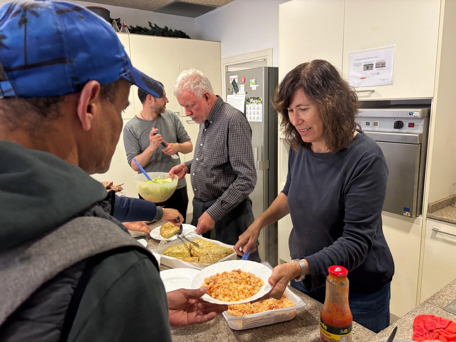 El menjador social al carrer d'Orient 
