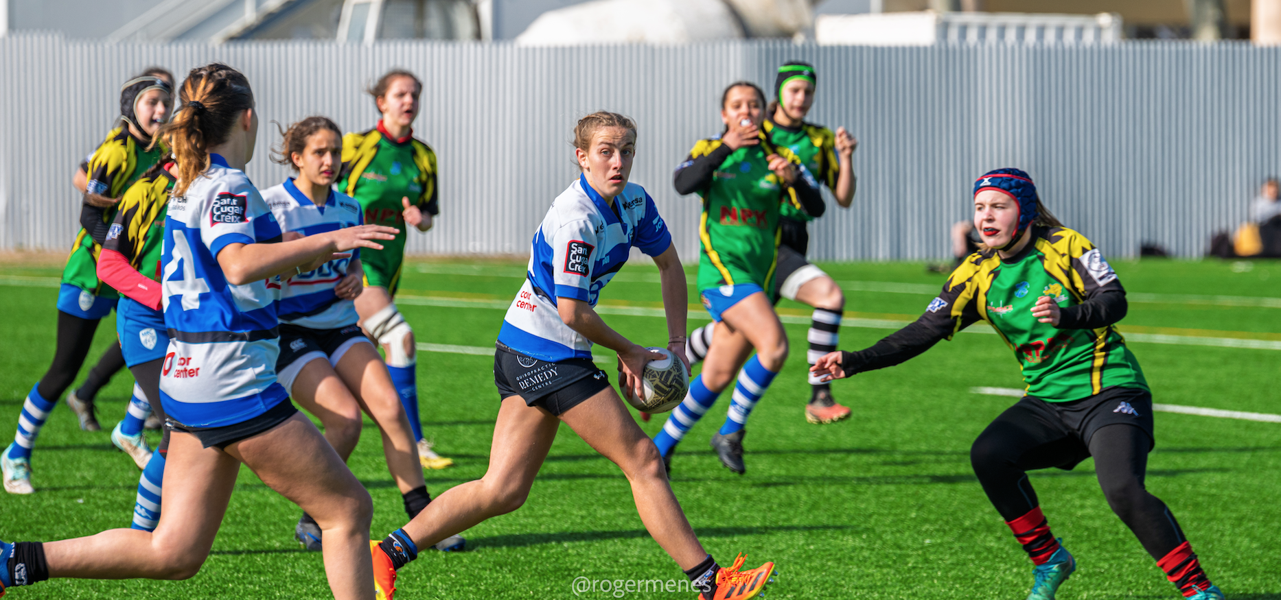 L'equip femení sub-15 del Club de Rugby Sant Cugat serà l'amfitrió del torneig. FOTO: @rogermenes