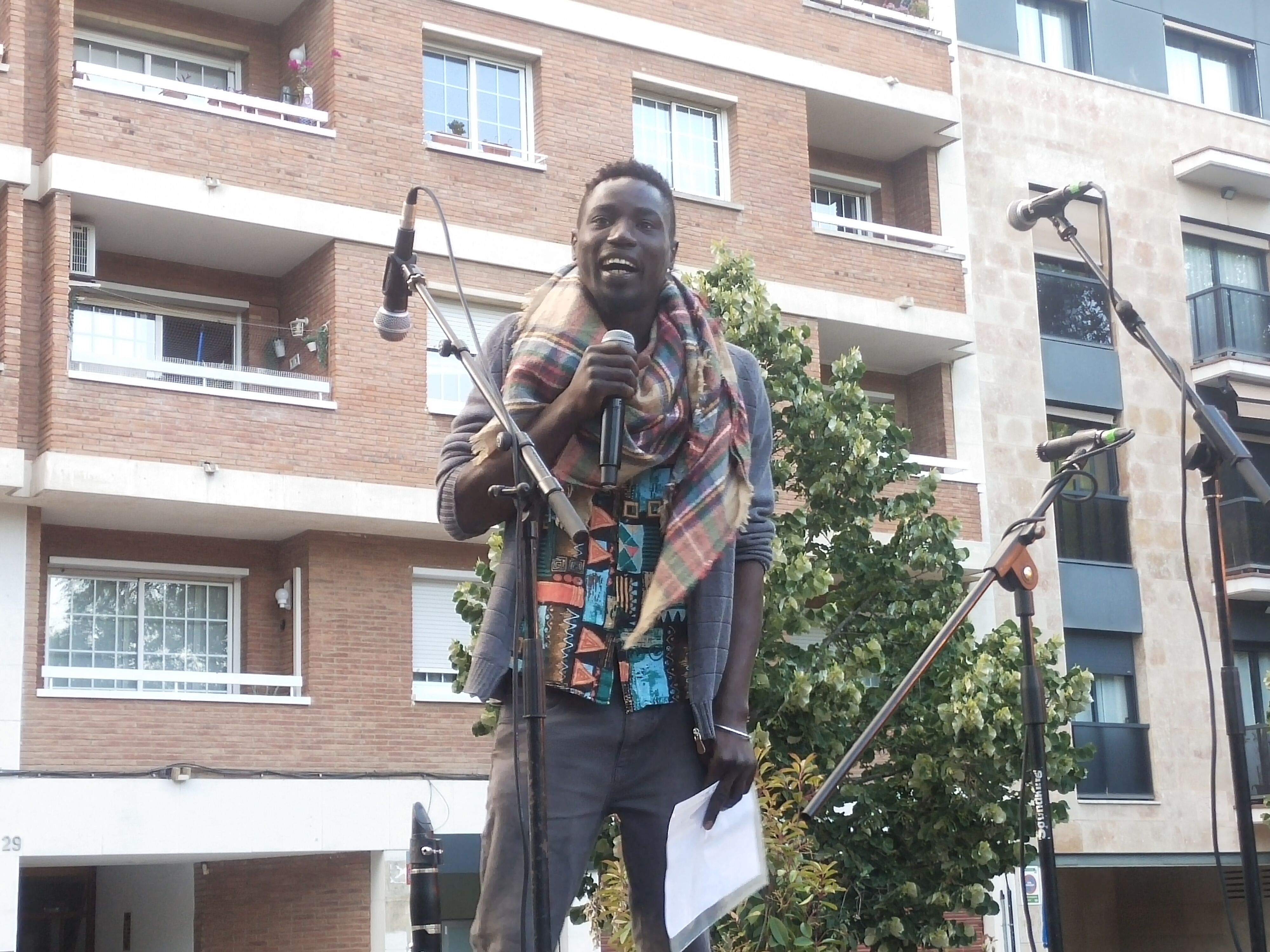 Tijan Konteh, membre de l'Associació de Joves Africans de Catalunya. FOTO: TOT