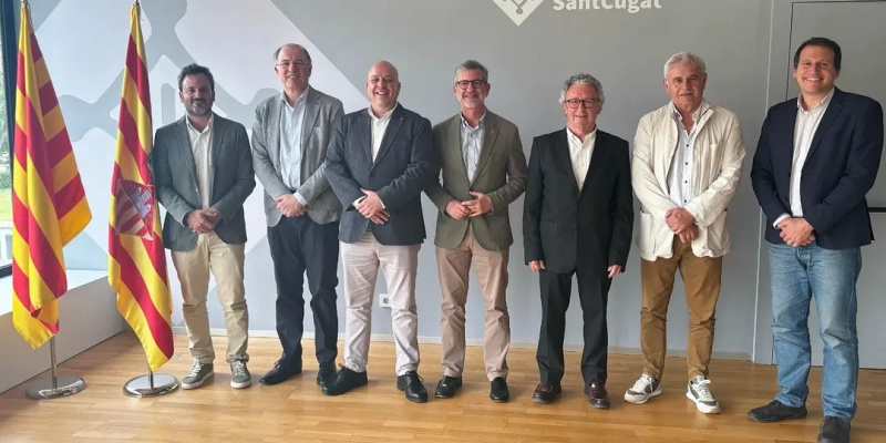 Trobada entre l'Ajuntament i el director general del Patrimoni de la Generalitat de Catalunya. FOTO: Ajuntament