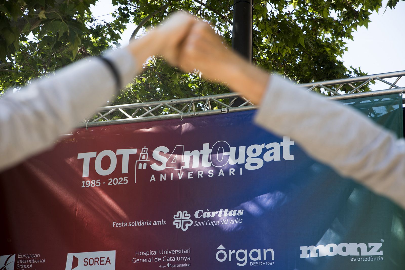 L'Entitat Sardanista de Sant Cugat. FOTO: Bernat Millet.