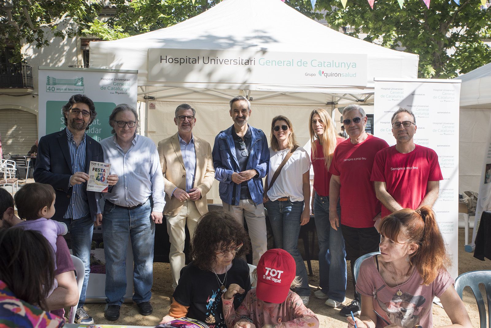 L'stand de l'Hospital Universitari General de Catalunya. FOTO: Bernat Millet