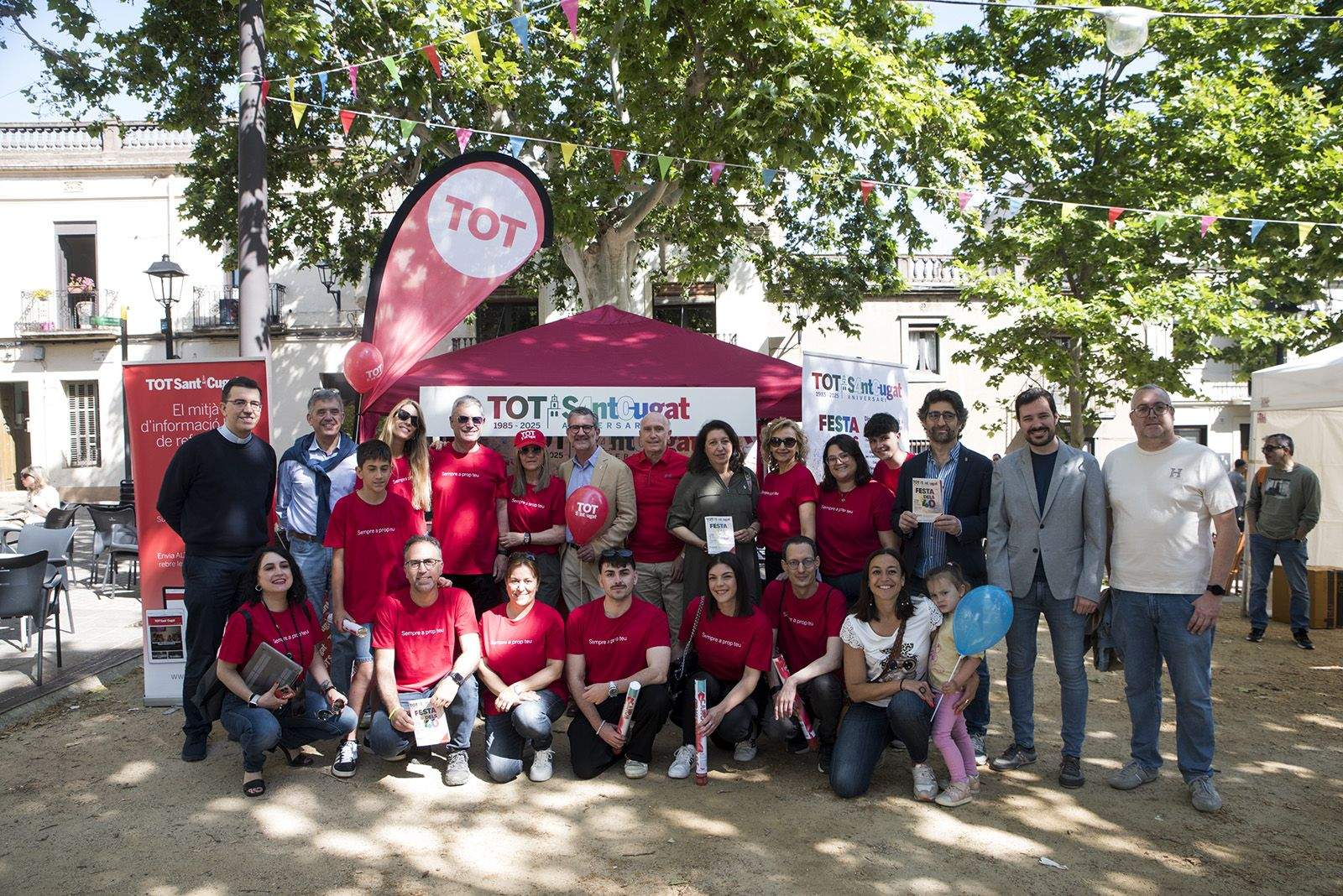L'estand del TOT Sant Cugat. FOTO: Bernat Millet. 