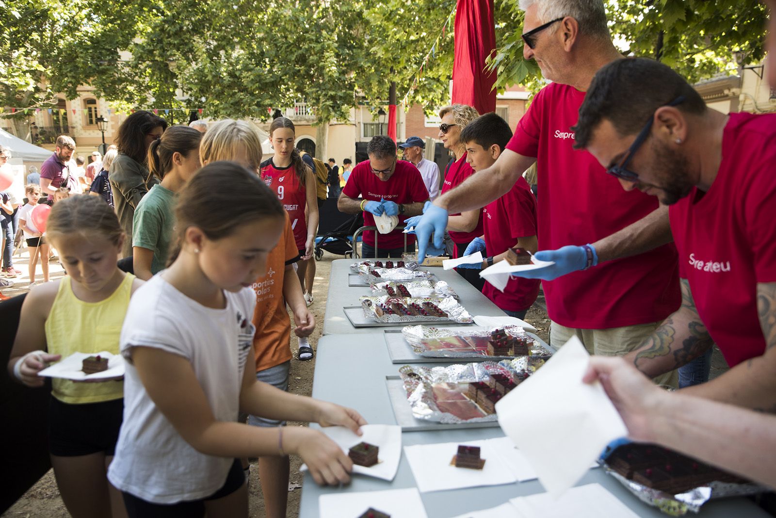 El pastís de la Sàbat. FOTO: Bernat Millet.