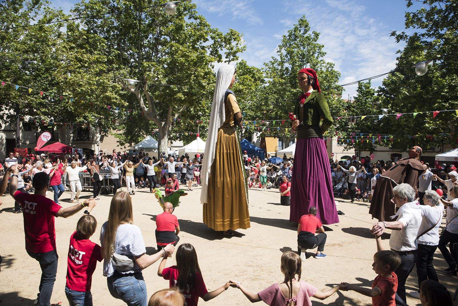 Els Gegants de Sant Cuagt. FOTO: Bernat Millet.