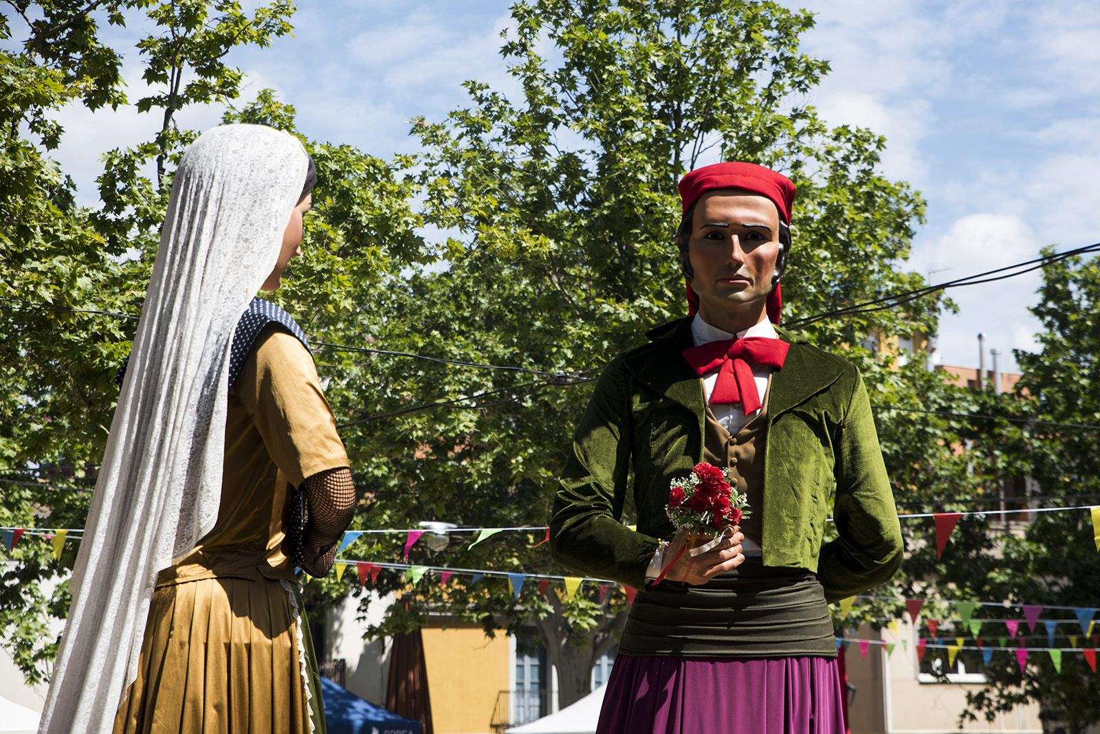 Els Gegants de Sant Cugat. FOTO: Bernat Millet.